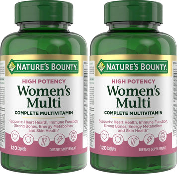 Nature's Bounty High Potency Women’s Complete Multivitamin, Daily Vitamin with Vitamin C, Supports Heart Health & Immune Function Nature's BountyAu supplements
