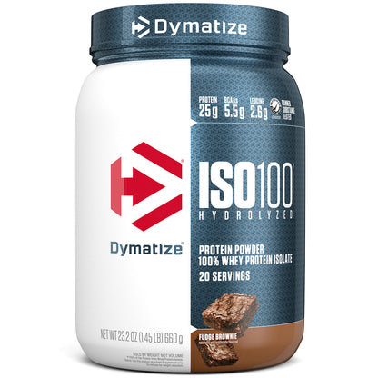 Dymatize ISO100 Hydrolyzed Protein Powder, 100% Whey Isolate Protein, 25g of Protein DymatizeUS supplements