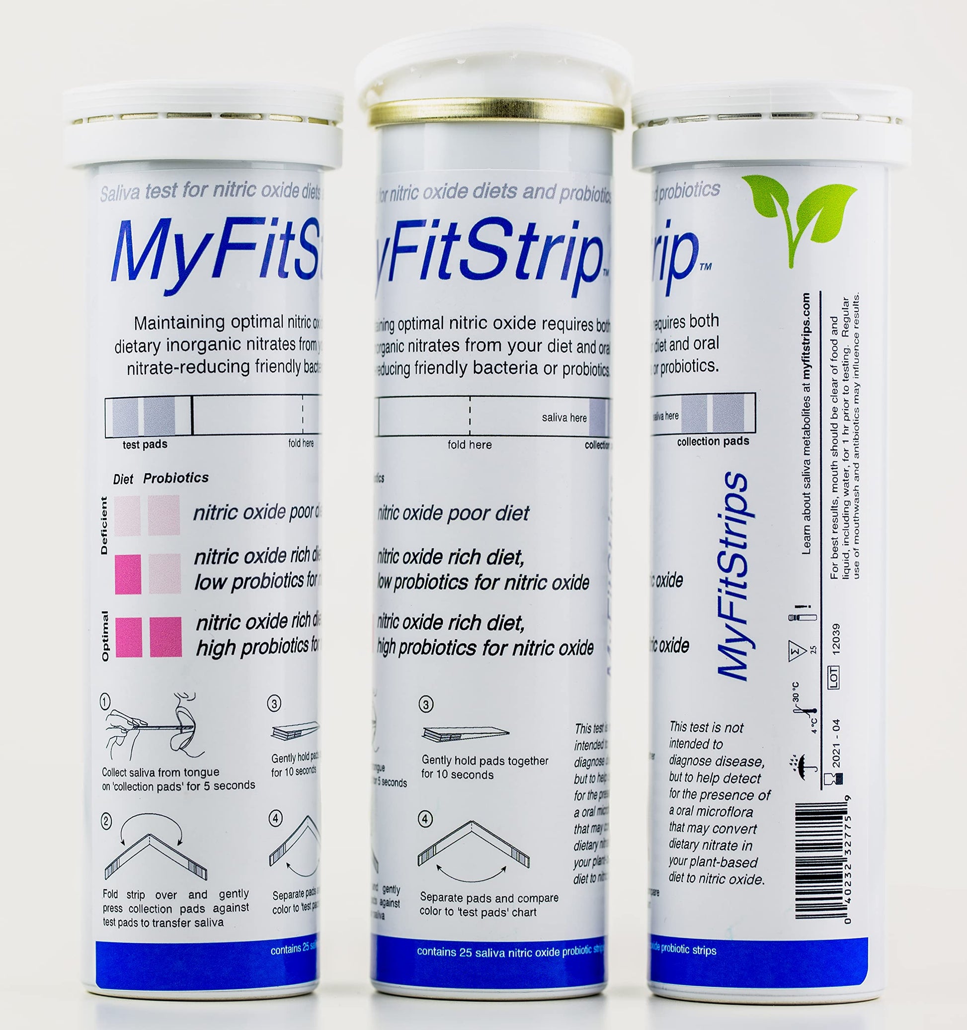 Nitric Oxide Test Strip - Track Both Prebiotic Nitrate and Biomarker for Nitric Oxide MyFitStripAu supplements