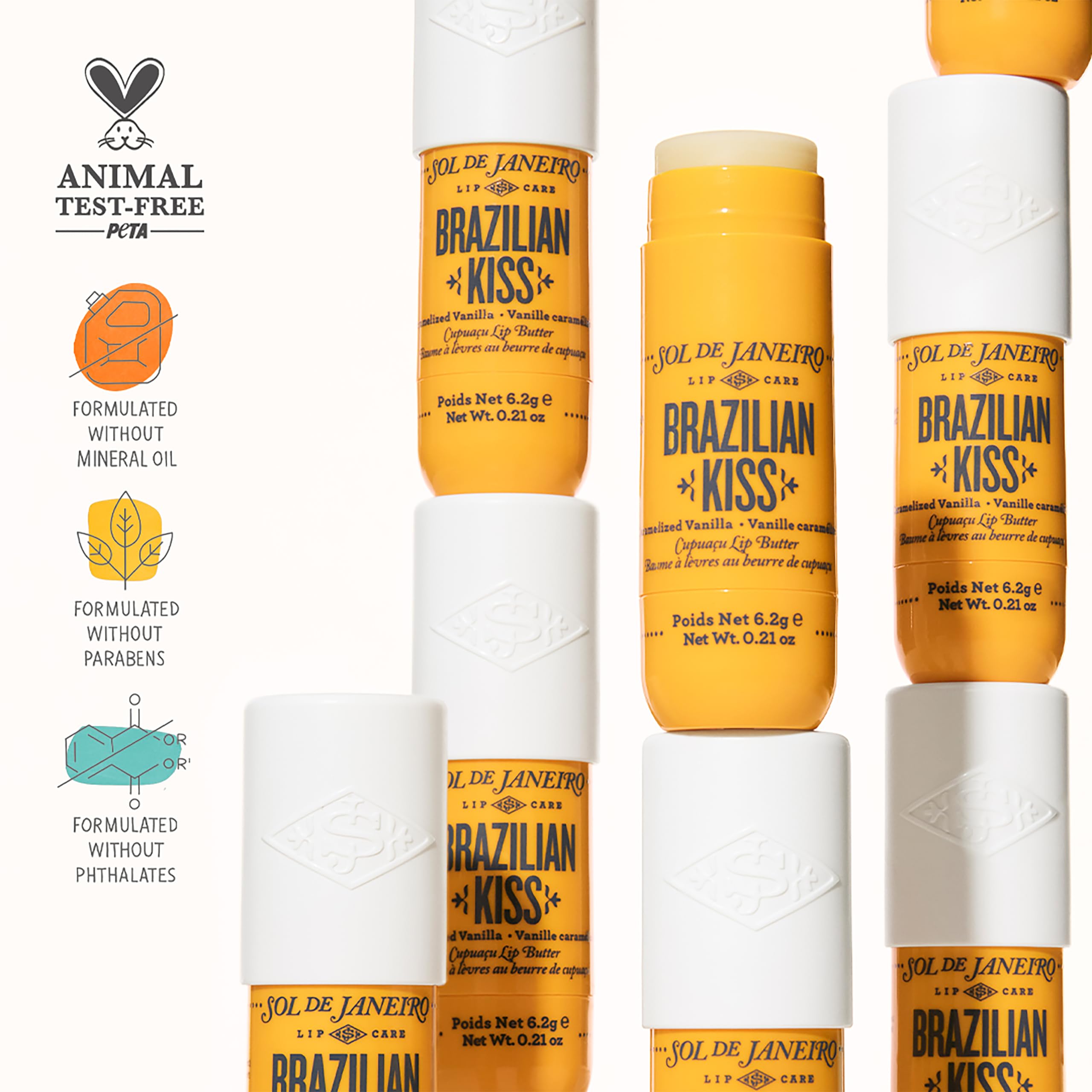 Sol de Janeiro Brazilian Kiss Vegan Formula Hydrating Lip Butter Balm Sol de JaneiroAu supplements