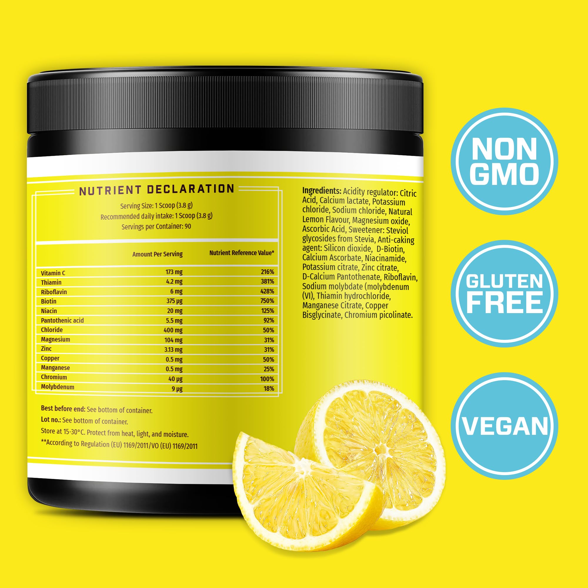 Key Nutrients Electrolytes Hydration Powder - Refreshing Lemonade Drink Mix KEY NUTRIENTSAu supplements