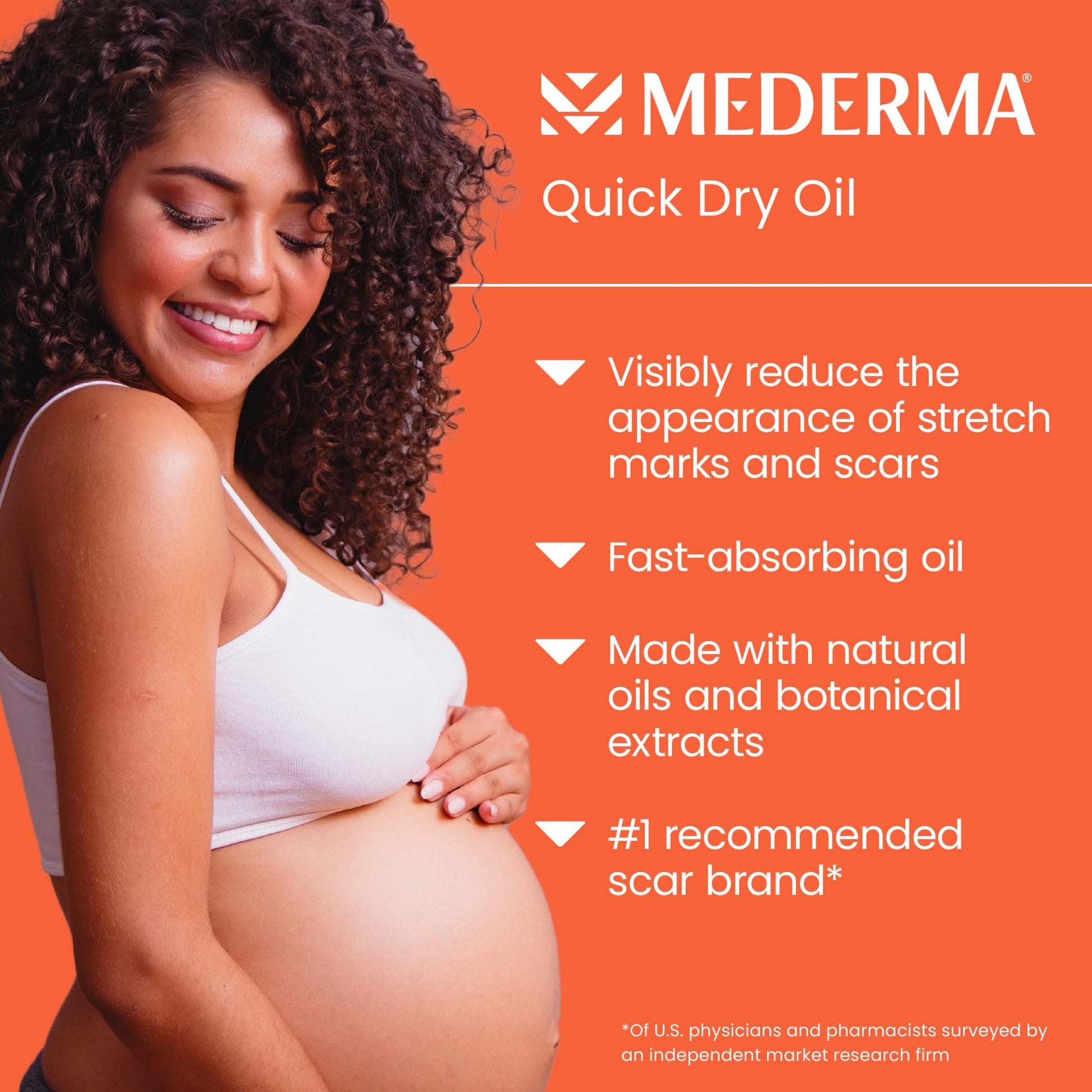 Mederma Quick Dry Oil, Scar and Stretch Mark Treatment, Helps to Improve the Appearance with Natural Botanical Extracts, Paraben Free, Fast-Absorbing, 3.4oz (100ml) MedermaAu supplements