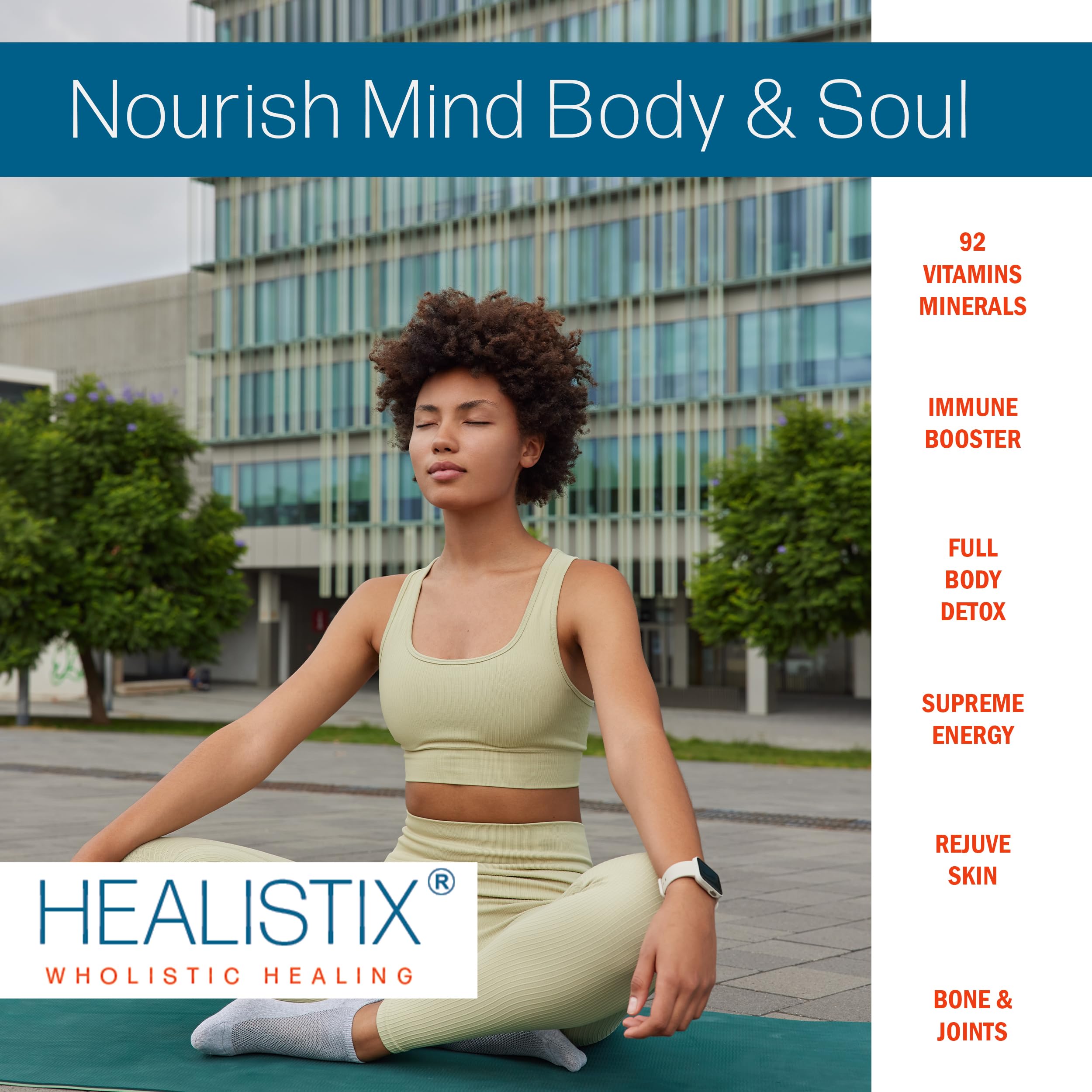 Healistix Irish Sea Moss Gel- St Lucia Wildcrafted Seamoss Gel, Packed with 92 Vitamins HX HEALISTIXAu supplements