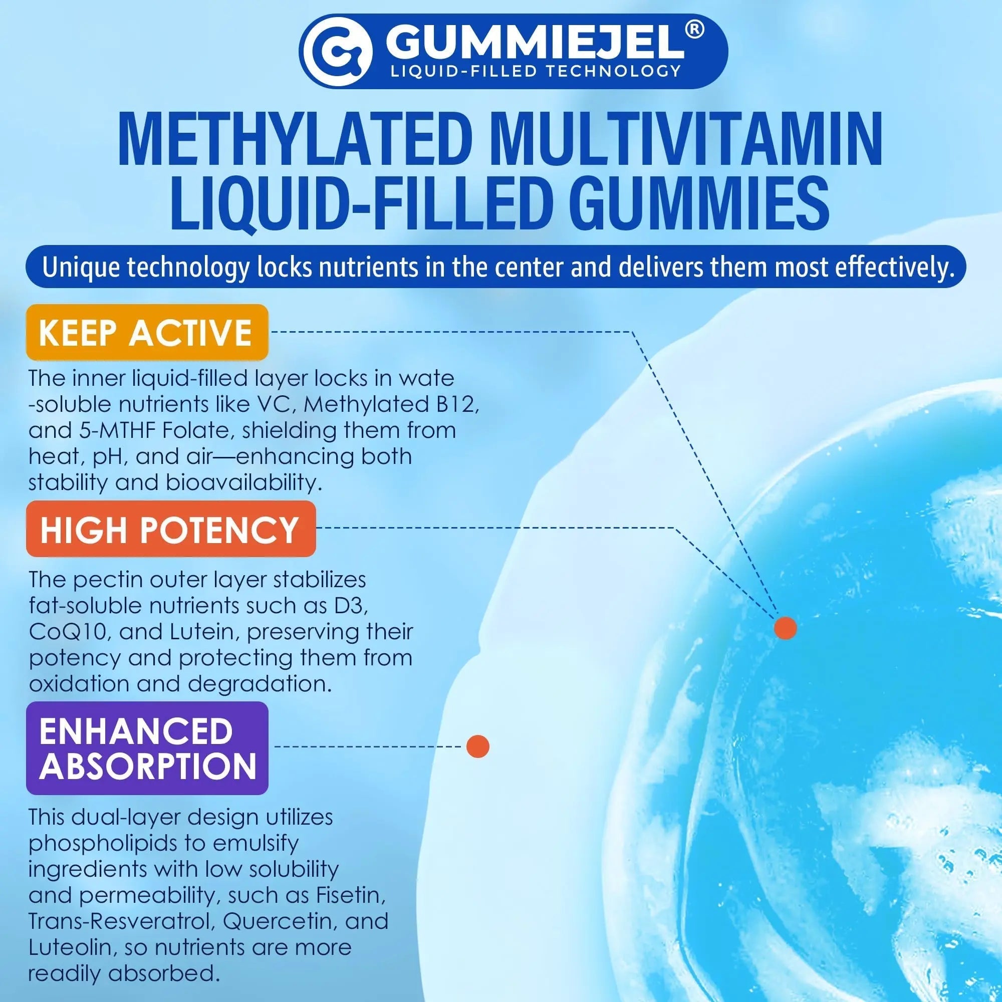 Methylated Multivitamin for Men & Women Gummies + Greens & Mushroom Blend, Methylfolate & B12, TMG, Choline LILICAREAu supplements