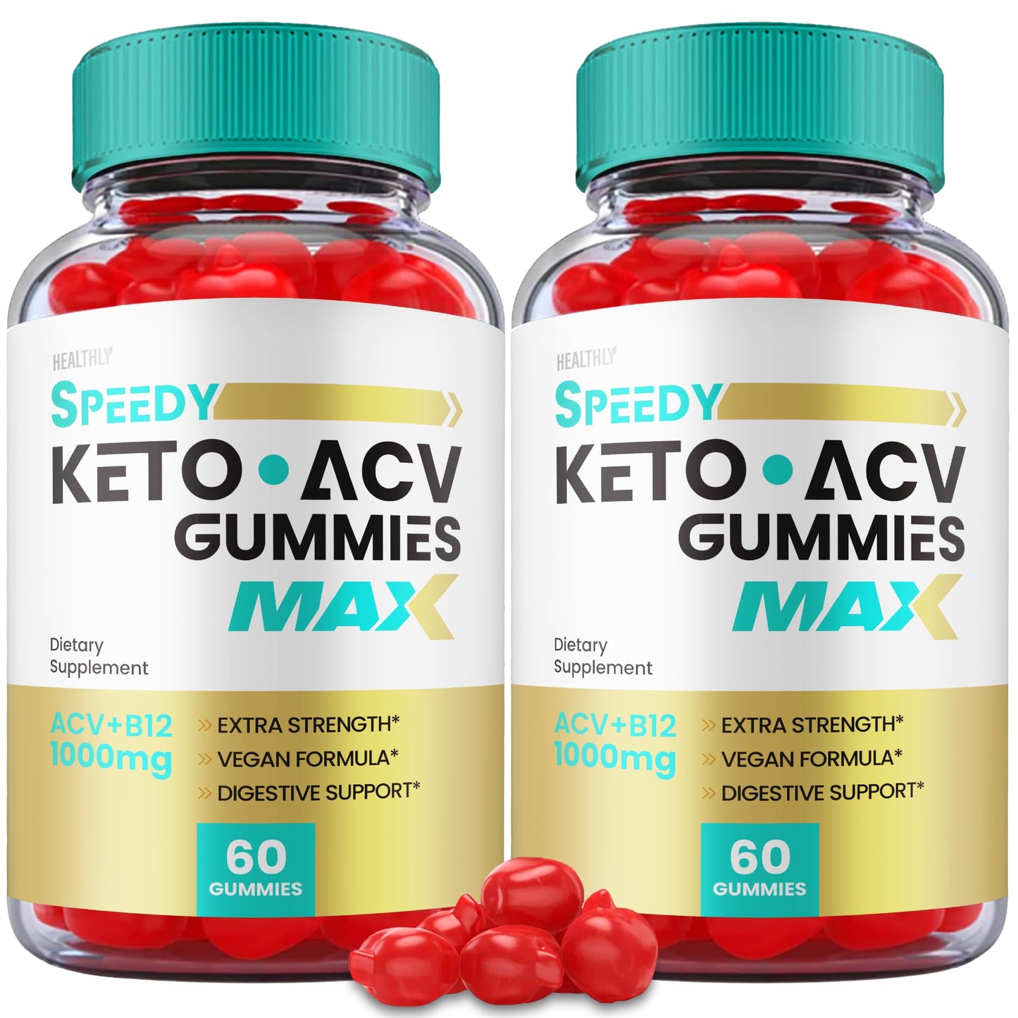 (2 Pack) Speedy Keto ACV Gummies Maximum Strength, Speedy Keto Plus ACV Gummies HealthlyUS supplements