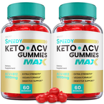 (2 Pack) Speedy Keto ACV Gummies Maximum Strength, Speedy Keto Plus ACV Gummies HealthlyUS supplements