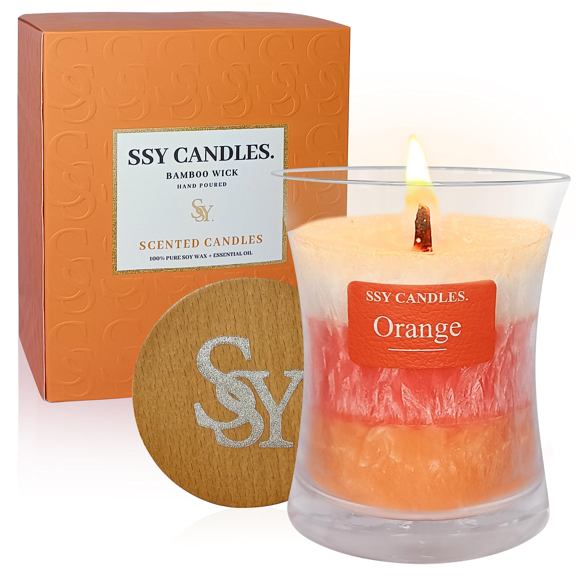 Citrus Jar Aromatherapy Candle Scented Candle Handmade Soy Candles Wood Candles Wick Fragrance SEUCRWAXAu supplements