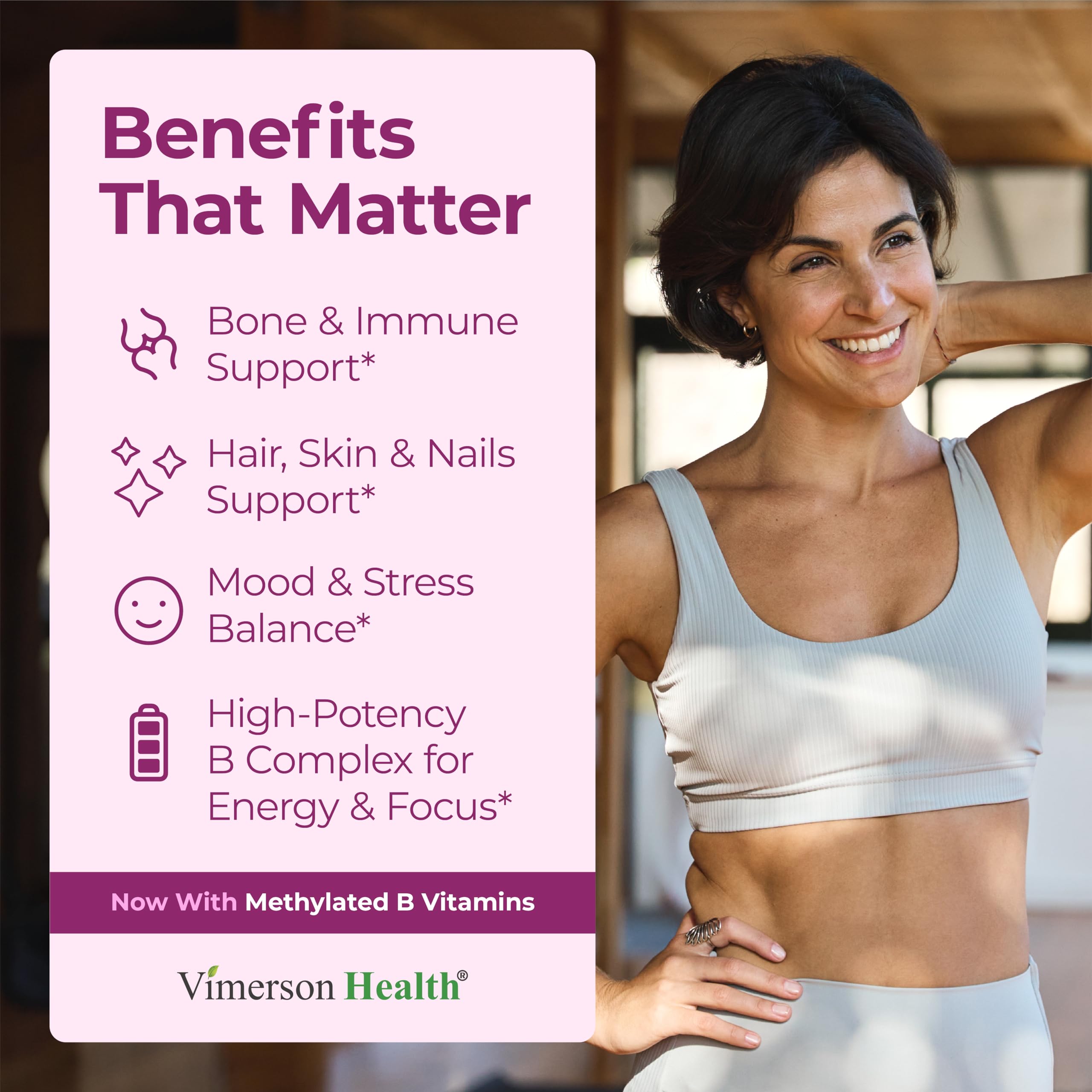 Multivitamin for Women – Methylated Womens Multivitamins & Multiminerals Capsules with Vitamin B12, A, D, C, Zinc, Magnesium Vimerson HealthAu supplements