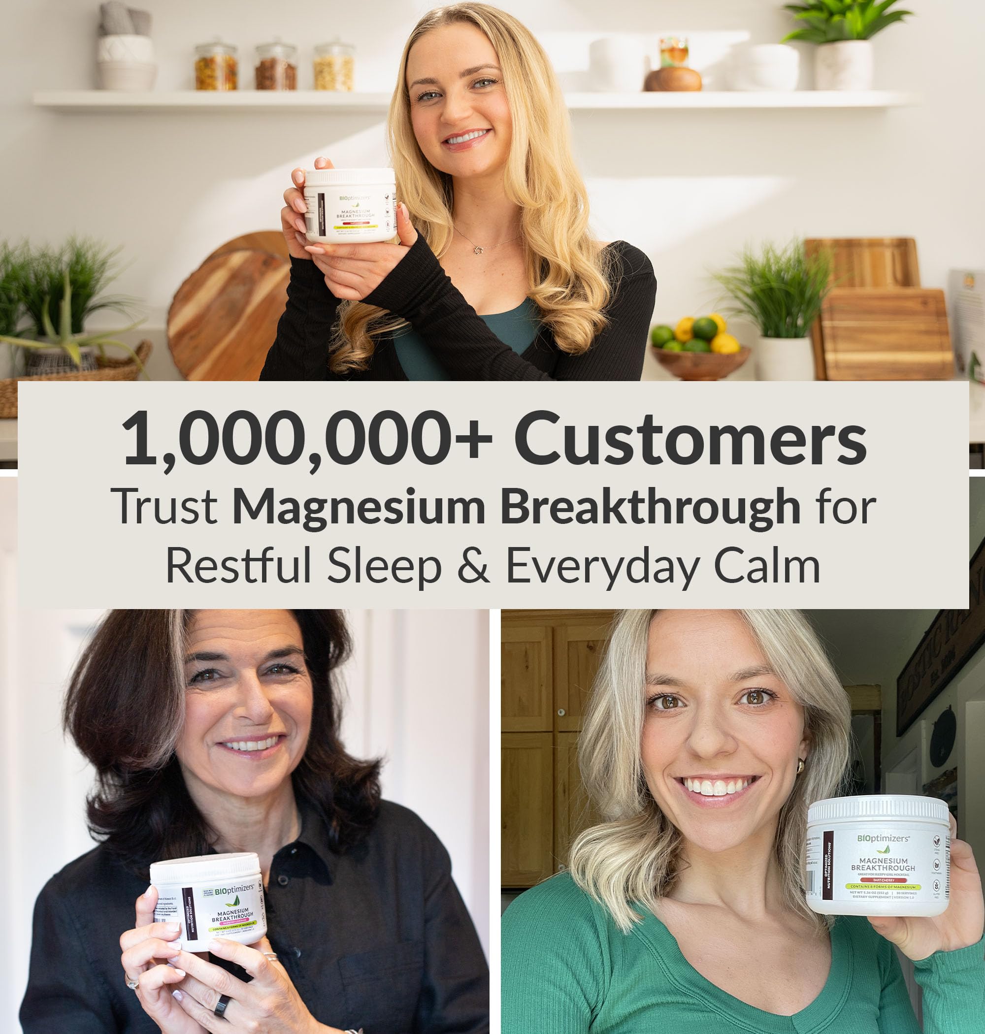 BIOptimizers Magnesium Breakthrough Drink - 8 Forms of Magnesium, Electrolytes, Sleep Health, Stress, Muscle Recovery, Heart Support | Glycinate, Citrate, Malate- Tart Cherry BIOptimizersAu supplements