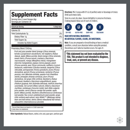 Isagenix Fruits - Phytonutrient & Superfruits Drink Mix - Health Support Supplement IsagenixUS supplements