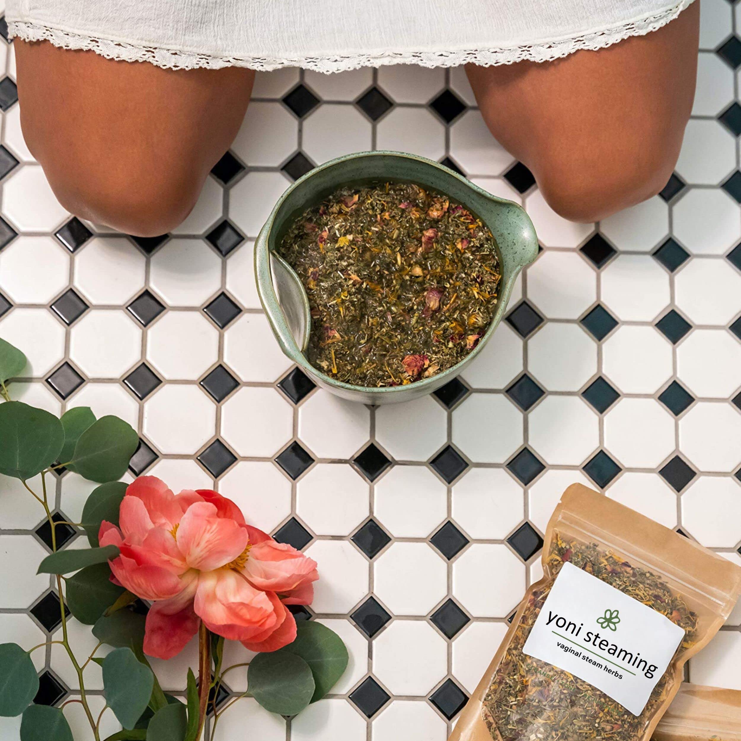 Yoni Steaming Herbs (5 Steams) | Cleansing + Gentle Formula | Formulated by Trained Herbalist WILDFLOWER WELLNESSAu supplements