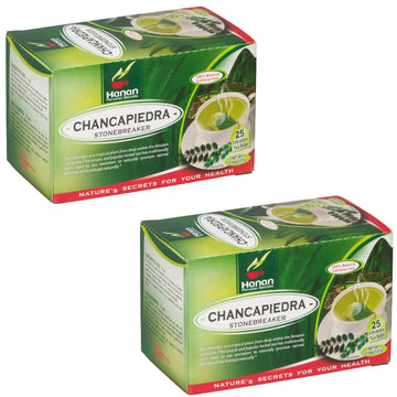 Stone Breaker Chanca Piedra Herbal Tea - 100% Naural from Peru (2x 25 Tea Bags Pack) Natural Kidney Cleanse & Gallbladder Stones Support– Detoxify Urinary Tract, Flush Impurities, Clear Urinary System AOSGYAAu supplements