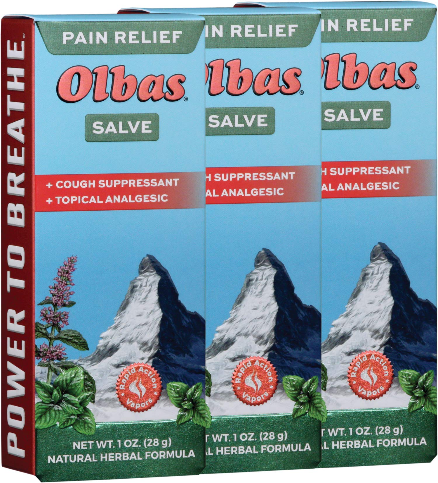 Analgesic Salve Tube 1 oz. (3 Pack) OlbasAu supplements