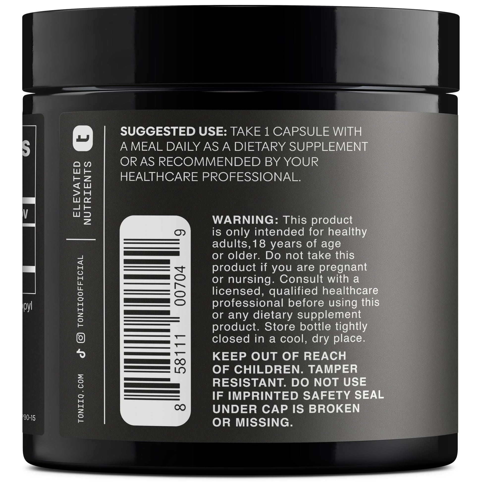 Toniiq Ultra High Strength 5HTP Capsules - 99%+ Highly Purified and Bioavailable - 12:1 Concentrated Extract - 200mg - 90 Veggie Capsules ToniiqAu supplements