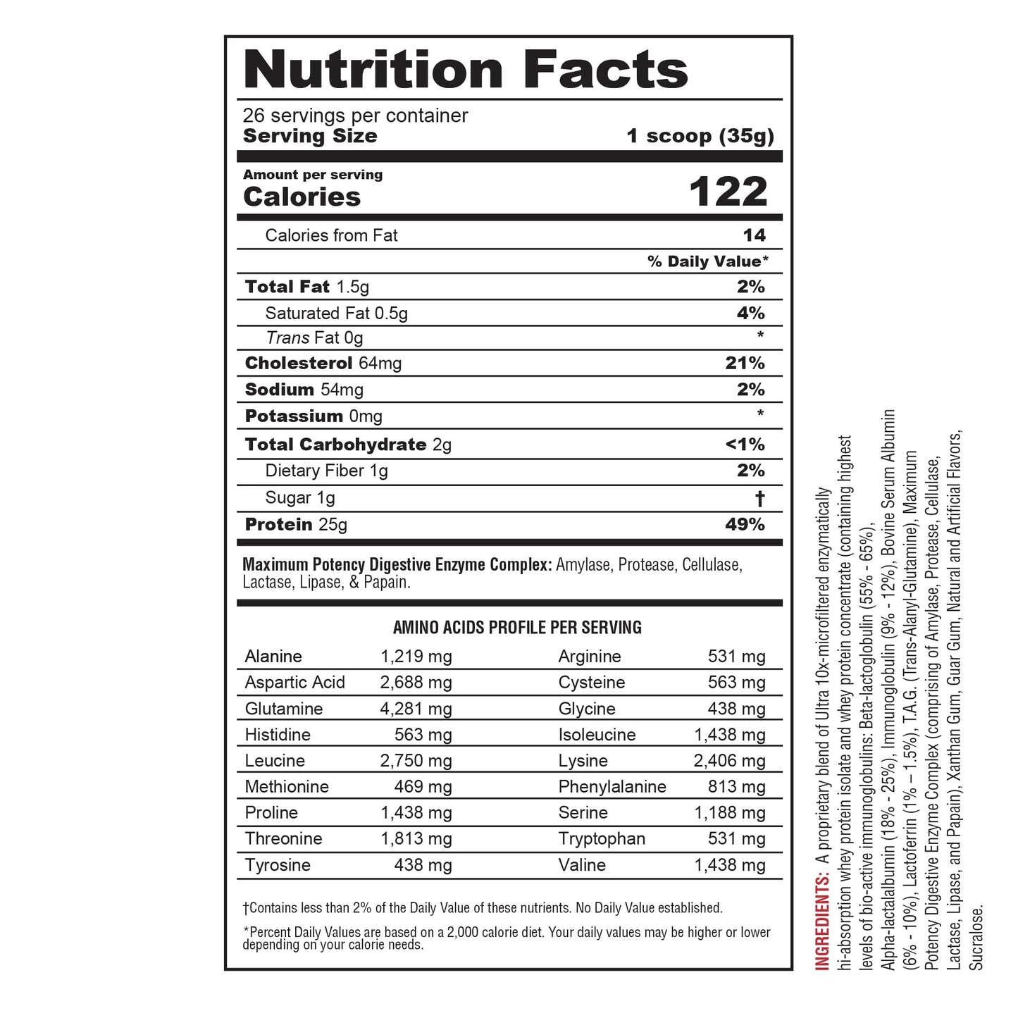 Metabolic Nutrition | Protizyme | 100% Whey Protein Powder | High Protein, Low Carb Metabolic NutritionUS supplements