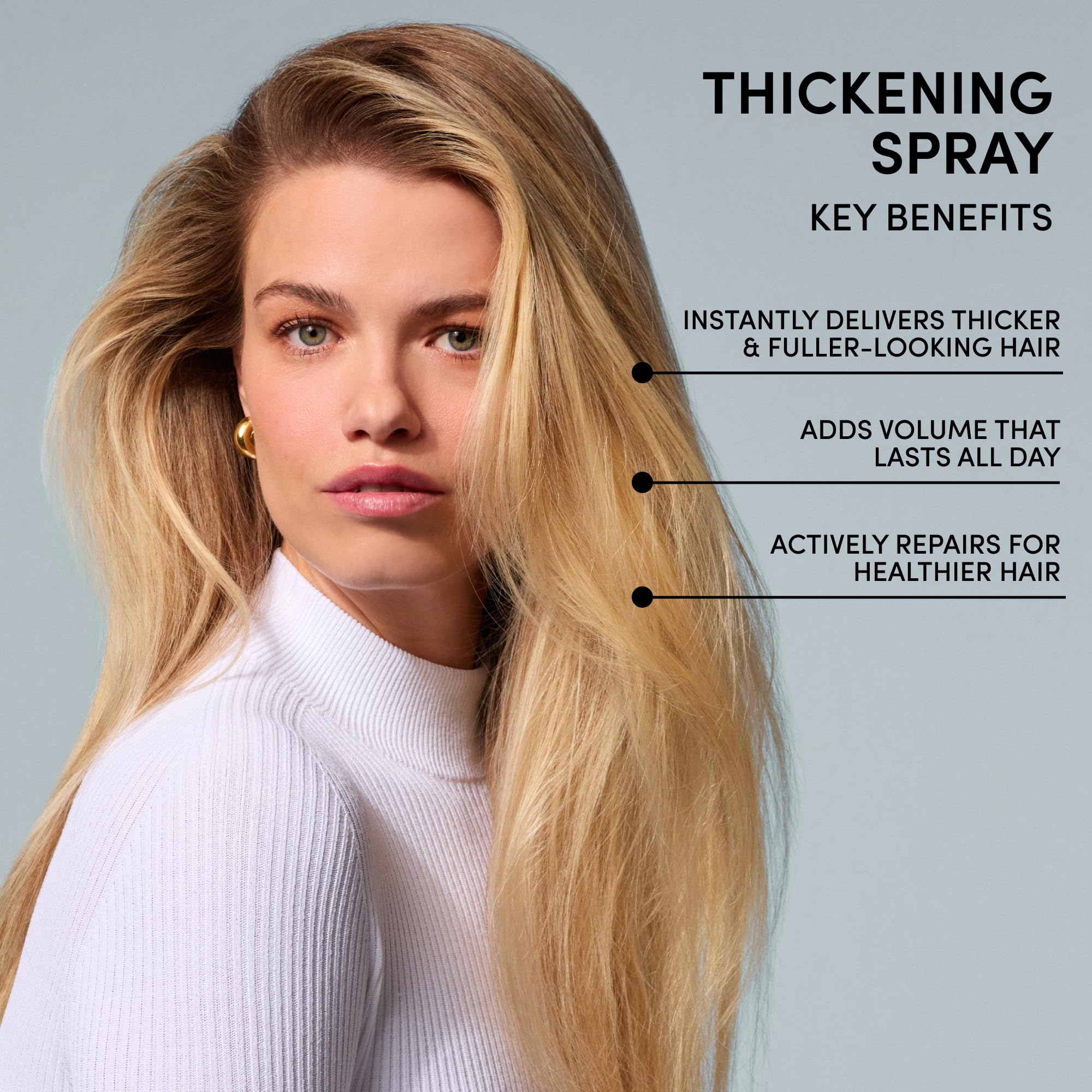 OUAI Hair Thickening Spray - Thickening & Volumizing Spray for Instantly Thicker, Fuller-Looking Hair - Protects, Strengthens & Repairs with Amaranth Peptide & Amino Acids (6 Fl Oz) OUAIAu supplements