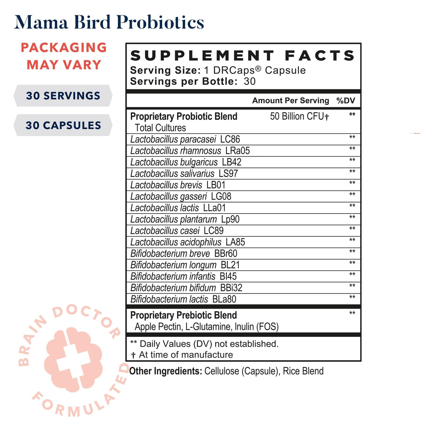 Best Nest Wellness Mama Bird Probiotics for Prenatal, Postnatal, Fertility, Women Digestive Best Nest WellnessUS supplements