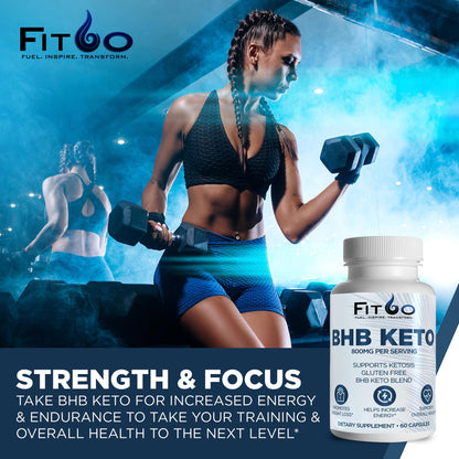 FIT60 Keto Diet Pills for Men & Women - Boost Energy and Mental Clarity for Enhanced Focus FIT60US supplements