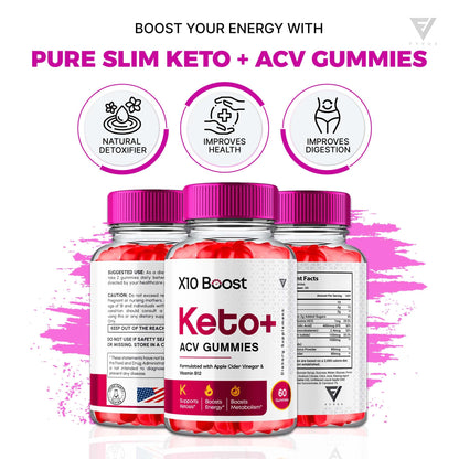 X10 Boost Keto ACV Gummies, X10 Keto Boost Gummies Advanced X10boost, X 10 Keto FyvusUS supplements