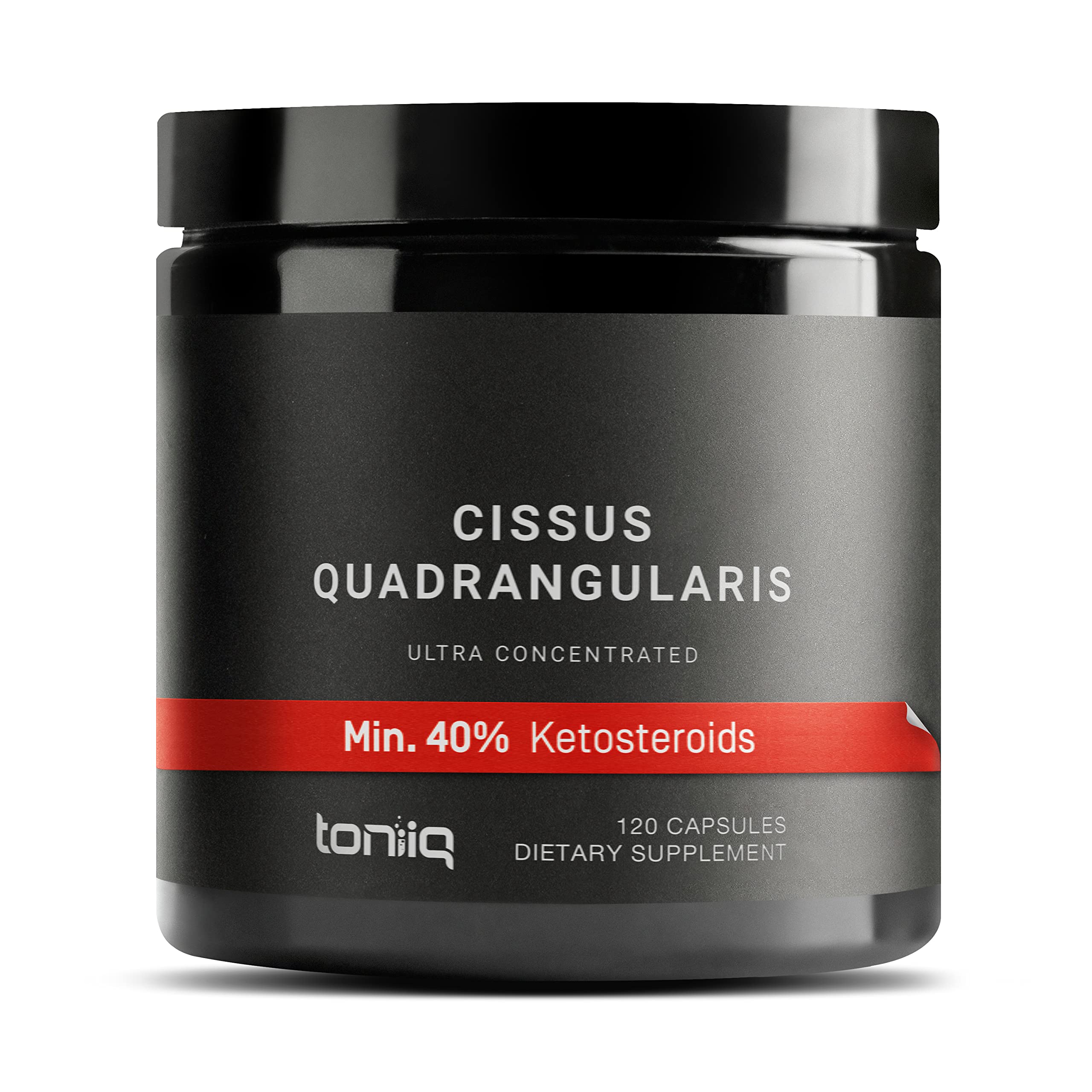 Toniiq Cissus Quadrangularis Capsules - Min. 40% Ketosteroids - Ultra High Strength Tendon and Joint Support Supplement - 1200mg Concentrated Cissus Extract - Wild Harvested in India - 120 Caps ToniiqAu supplements