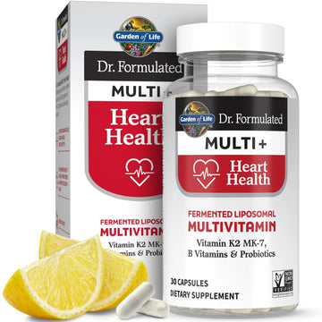 Garden of Life Dr. Formulated Multi+ Heart Health - Fermented Liposomal Multivitamin + Vitamin K2 MK-7, B Vitamins & Probiotics Garden of LifeAu supplements
