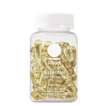 Ritual Essential for Women Postnatal Multivitamin - Postpartum Vitamin - Omega-3 DHA & Choline for Lactation Support, Vitamin A, C, D3 & Zinc RitualUS supplements