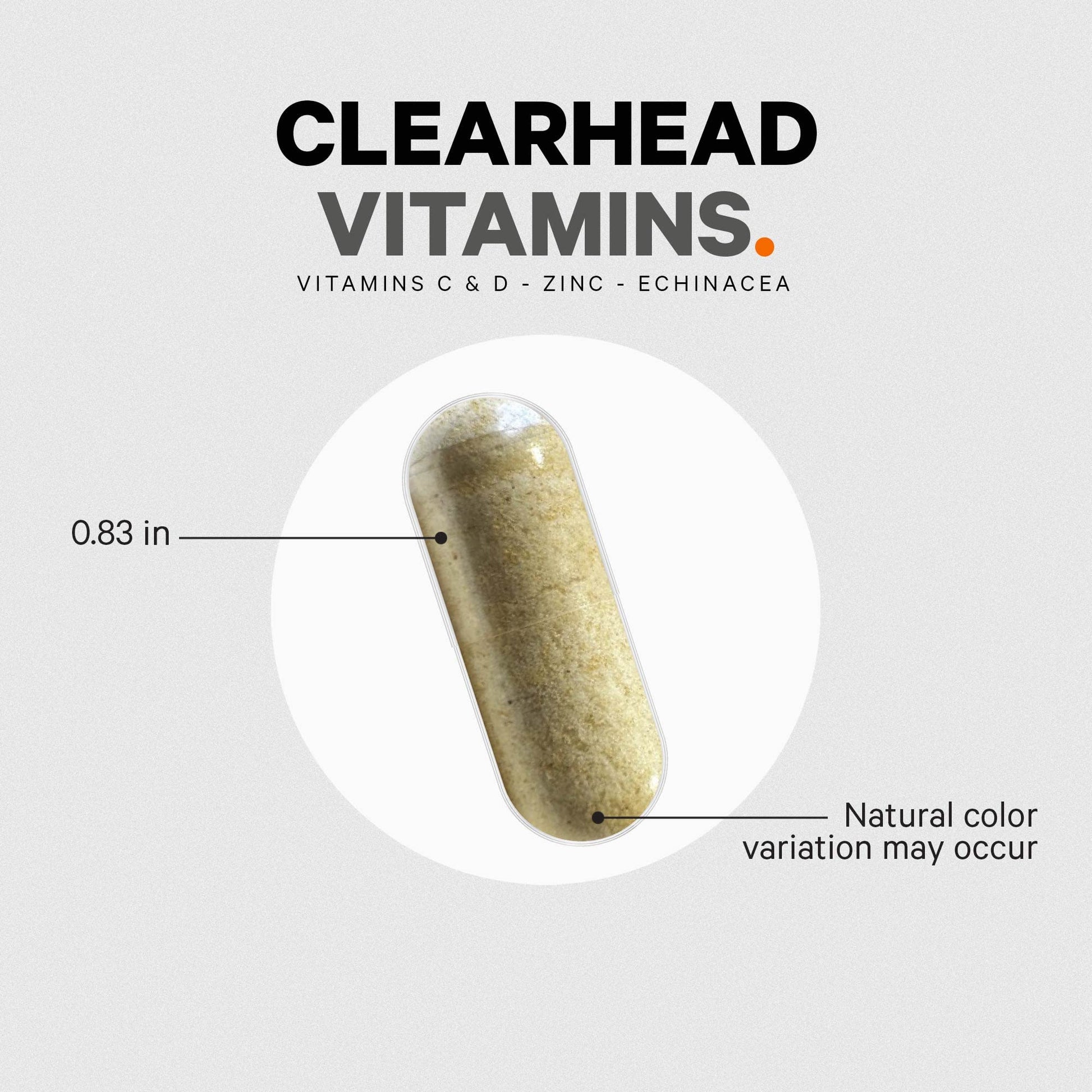 Codeage Clearhead Echinacea+ Supplement - Echinacea, Schisandra, Feverfew, Coptis, American Ginseng, Astragalus, Garlic, Probiotics, Vitamins C & D3, Zinc, Selenium - Clear Head Vitamin - 90 Capsules CodeageAu supplements