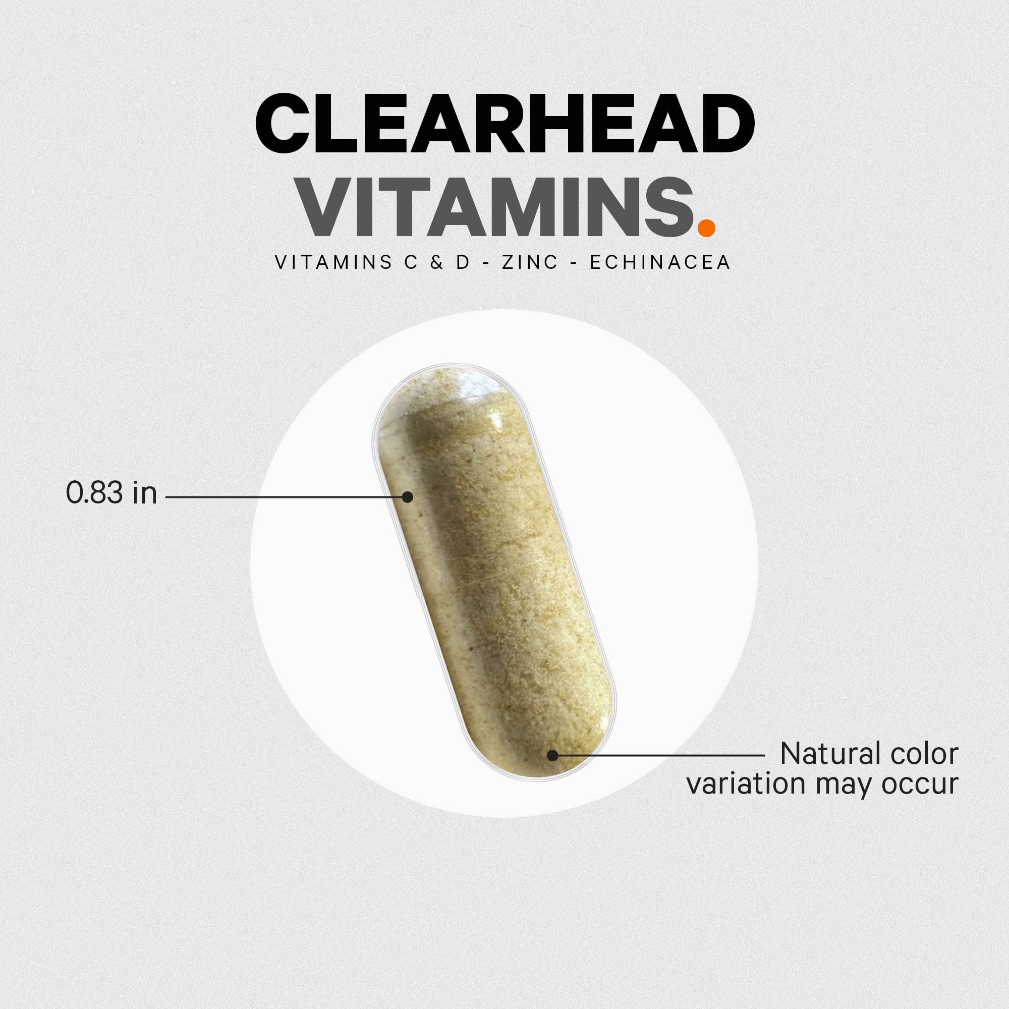 Codeage Clearhead Echinacea+ Supplement - Echinacea, Schisandra, Feverfew, Coptis, American Ginseng, Astragalus, Garlic, Probiotics, Vitamins C & D3, Zinc, Selenium - Clear Head Vitamin - 90 Capsules CodeageAu supplements
