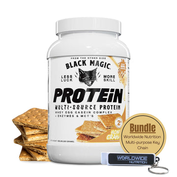 Worldwide Nutrition Bundle, 2 items: Black Magic Multi-Source Protein Powder - Whey Worldwide NutritionAu supplements