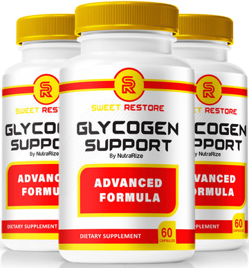 NutraRize (Pack of 3 Sweet Restore Glycogen Support, Joint Support, Official Glycogen Support Capsules, Joint Support Formula Blood Vessel Cleaner Reviews (180 Capsules) NutraRizeAu supplements