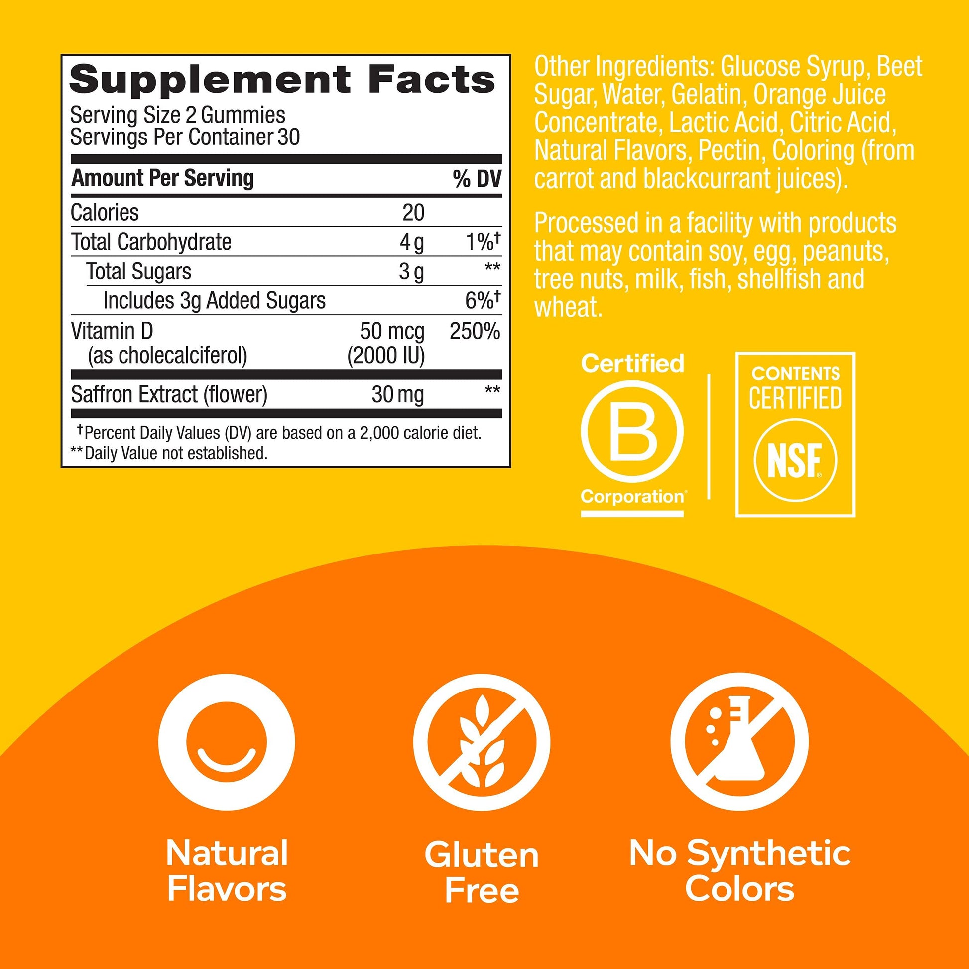OLLY Daily Energy Gummy, Caffeine Free, Vitamin B12, CoQ10, Goji Berry, Adult Chewable Supplement & Hello Happy Gummy Worms, Mood Balance Support, Vitamin D, Saffron, Adult Chewable Supplement OLLYAu supplements