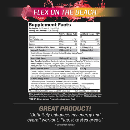 PMD Sports ACG3 Supercharged - Pre Workout - Powerful Strength, High Energy, Maximize PMDUS supplements