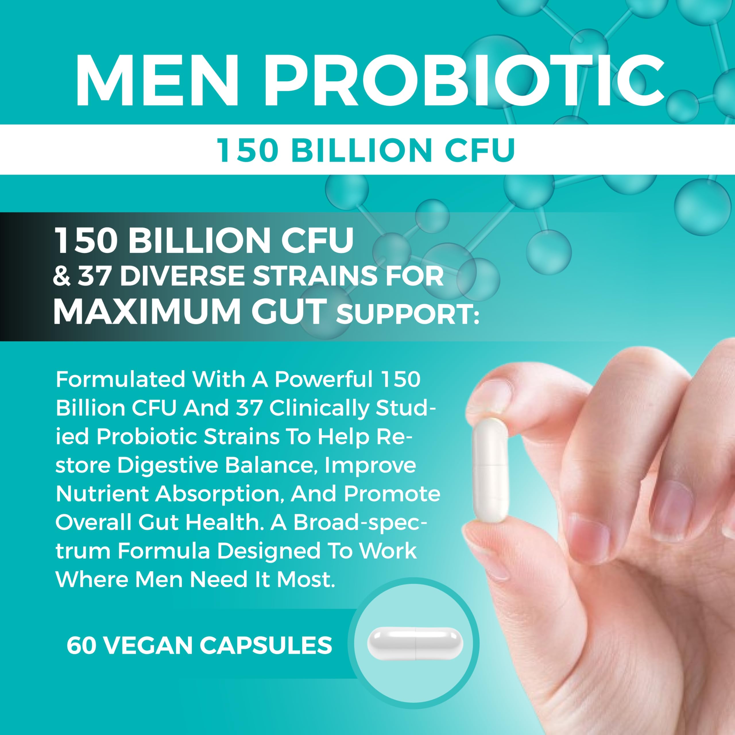 8-in-1 Bio Cultures Complex for Men – 150 Billion CFU Probiotics with 37 Diverse Strains, Organic Prebiotics, Postbiotics & Digestive Enzymes – Supports Digestive Balance & Gut Microbiome MOMARY NUTRITIONAu supplements