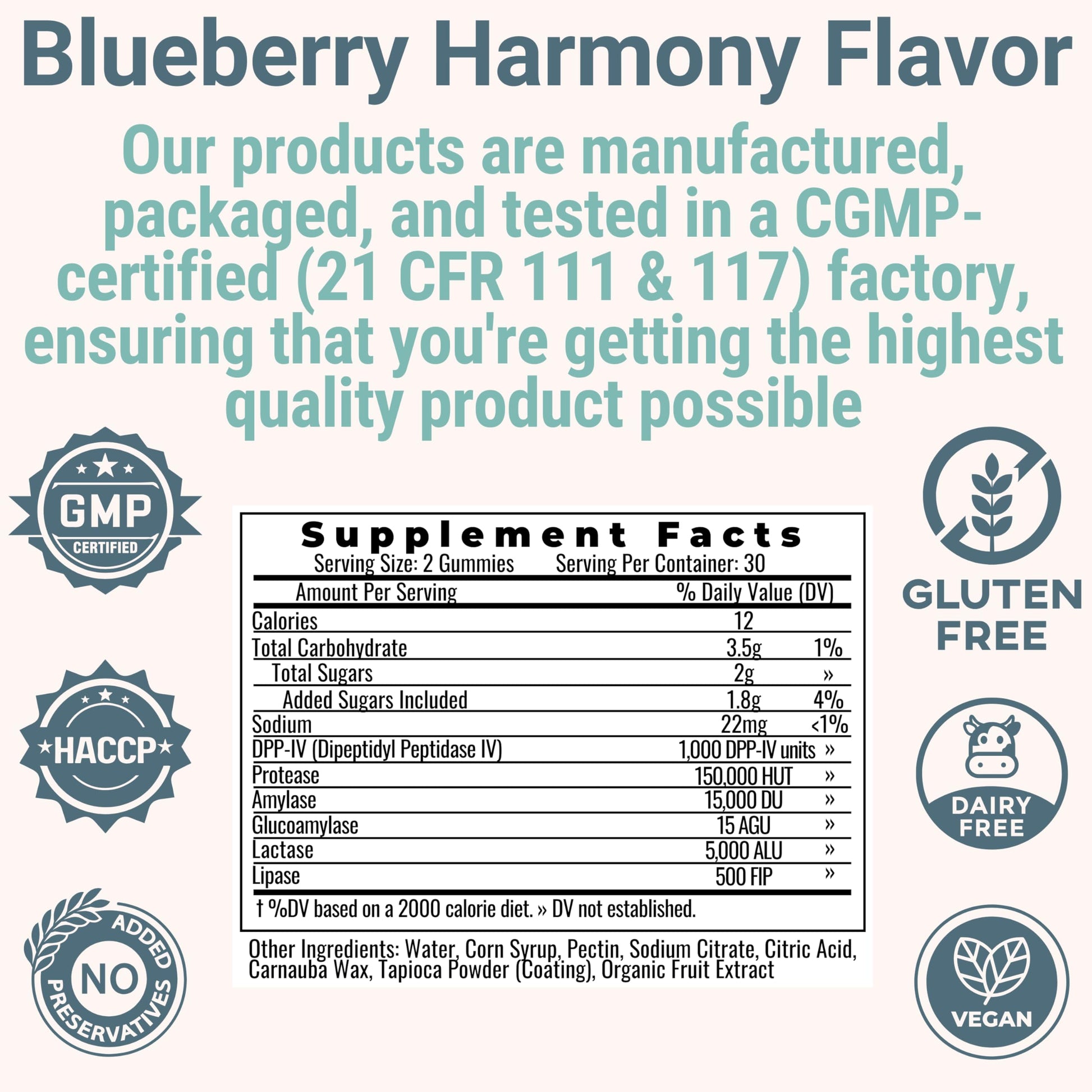 Gluten & Lactase Digestive Enzyme Gummies – Lactase Pancreatic Enzymes with DPP‑IV Lipase Gluco‑Amylase Lactase, Drops Chewables Capsules Pills Powder Supplement Alt, Pancreatic Support, for Kids SHIZAMAu supplements