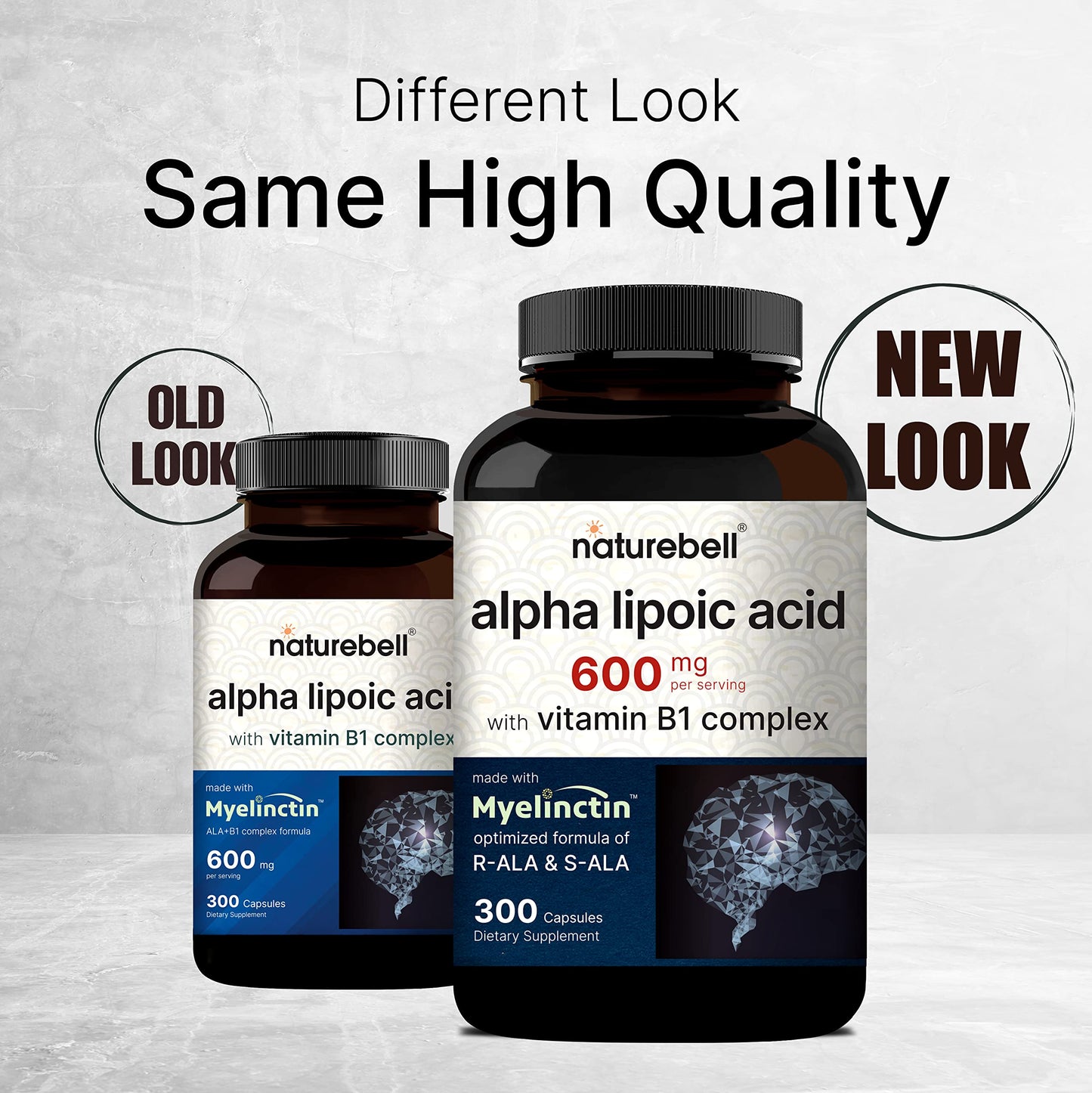 NatureBell Alpha Lipoic Acid 600mg Per Serving | 300 Capsules - with Vitamin B1 NatureBellUS supplements