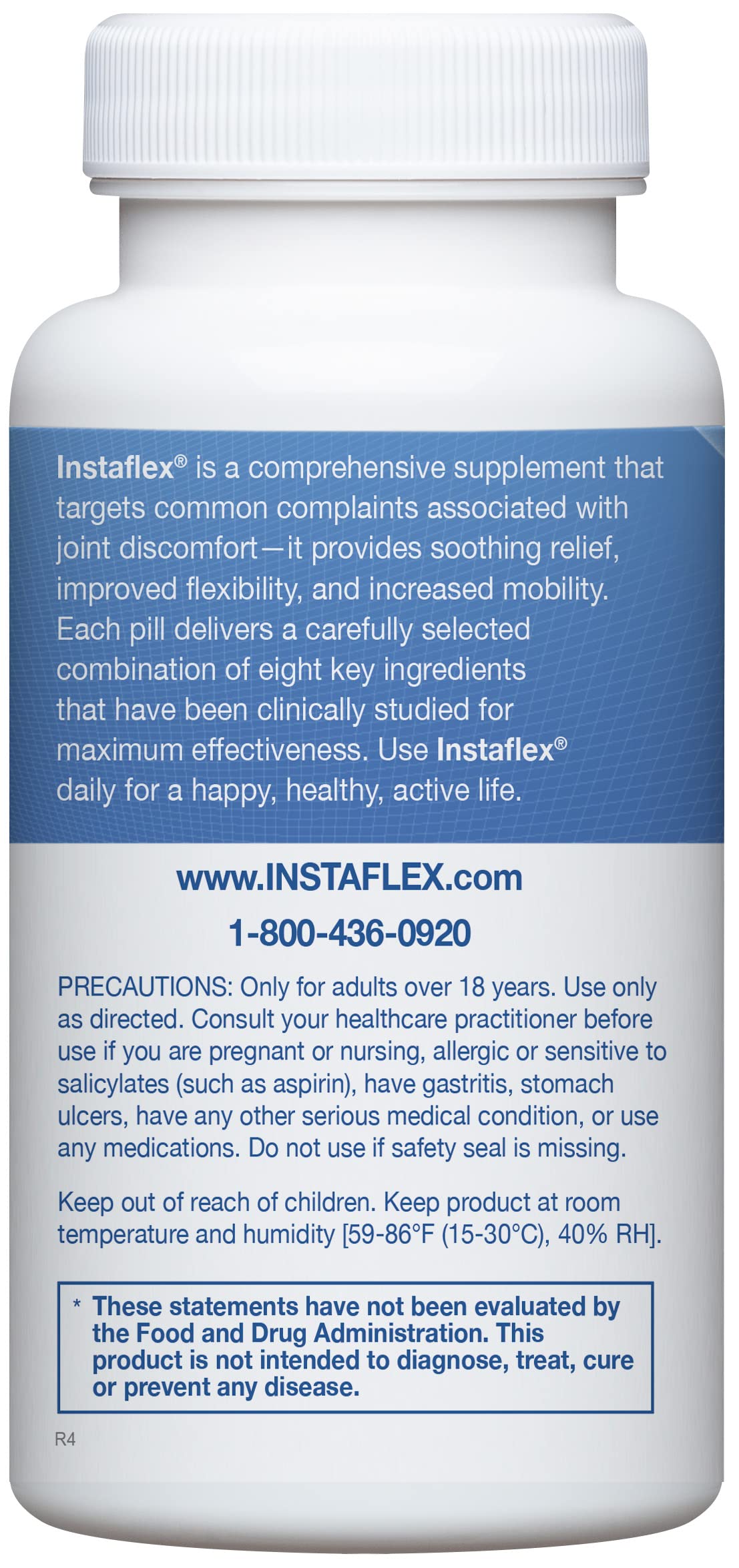 Instaflex Joint Support Supplement for Men and Women - Glucosamine, MSM, White Willow, Turmeric, Ginger, Cayenne, Hyaluronic Acid - 180 Capsules InstaflexAu supplements