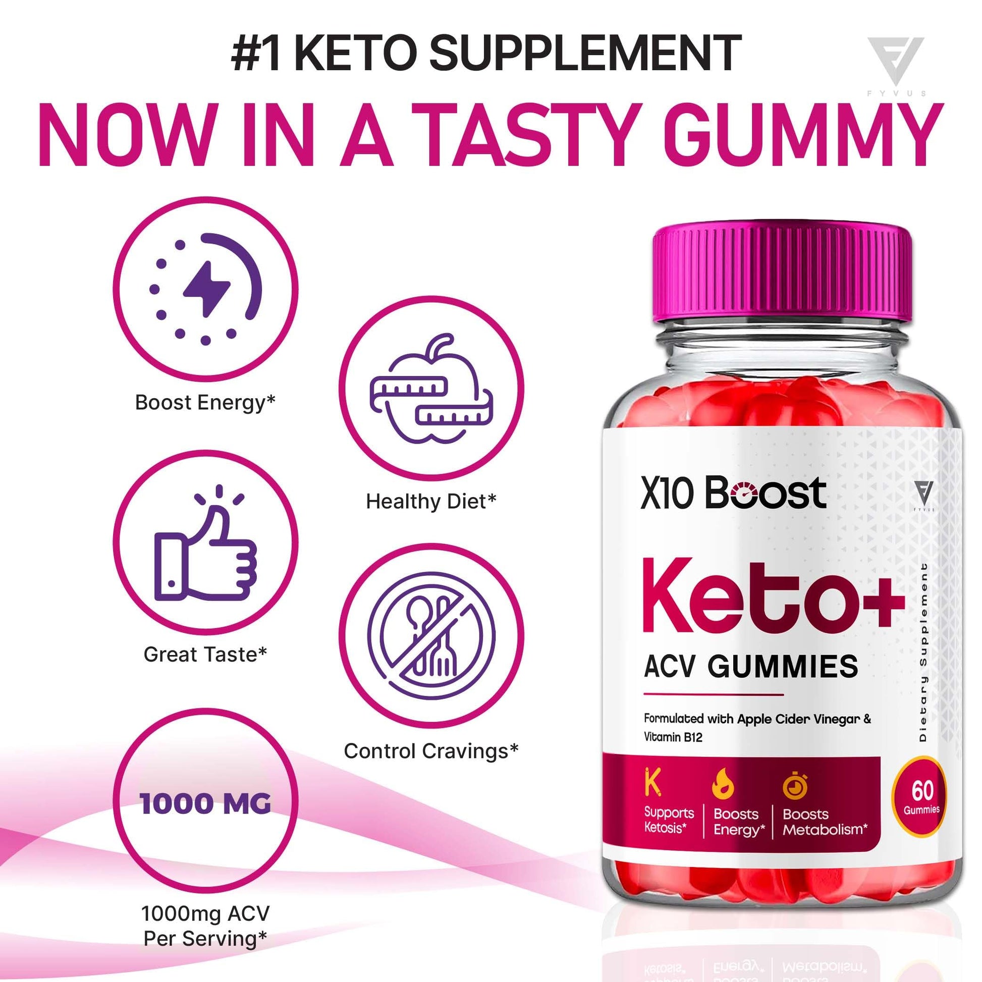 X10 Boost Keto ACV Gummies, X10 Keto Boost Gummies Advanced X10boost, X 10 Keto FyvusUS supplements