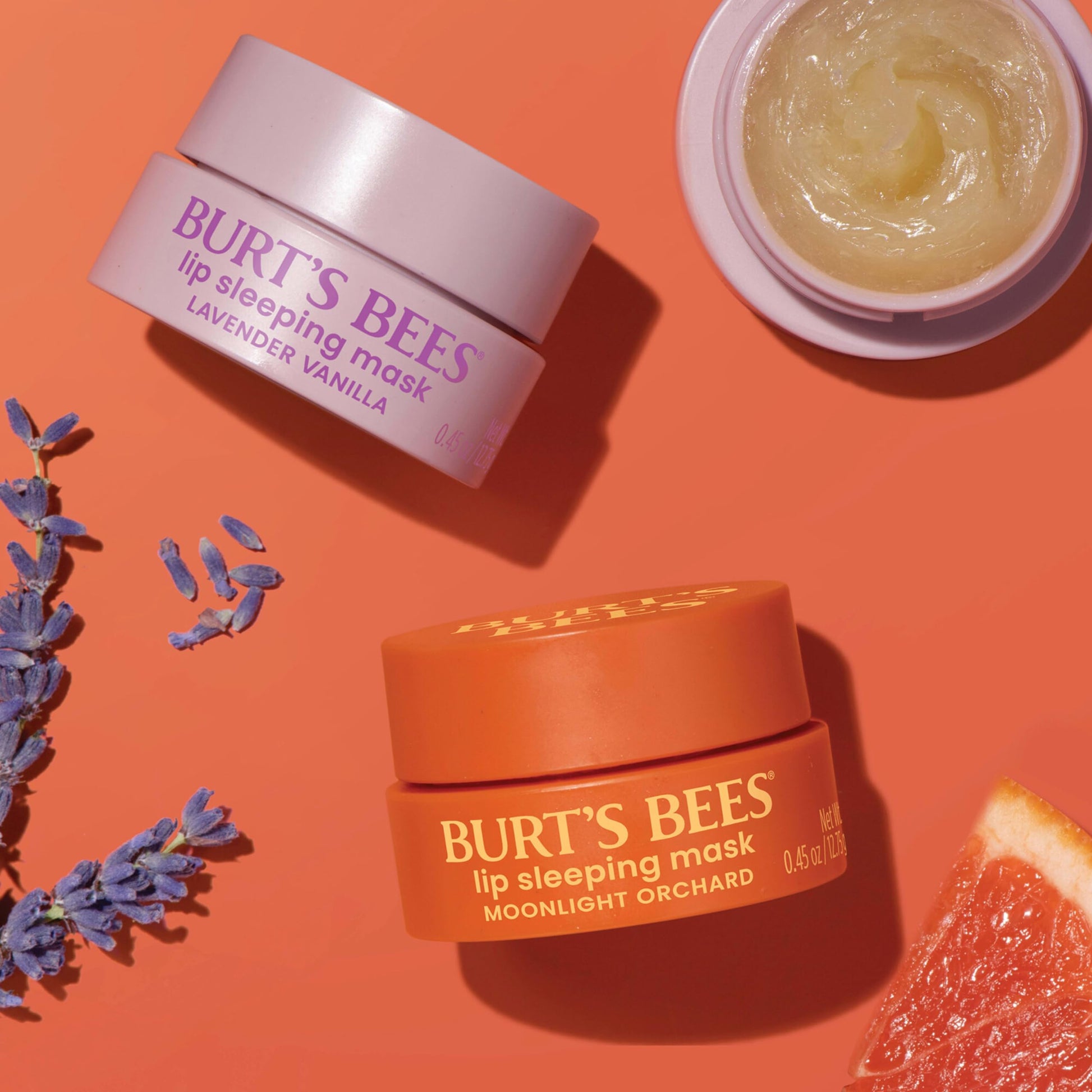 Burt’s Bees Lavender Vanilla Lip Sleeping Mask, With Hyaluronic Acid and Squalane Moisturizer To Instantly Hydrate Lips, Overnight Mask and Treatment, 0.45 oz. Burt's BeesAu supplements