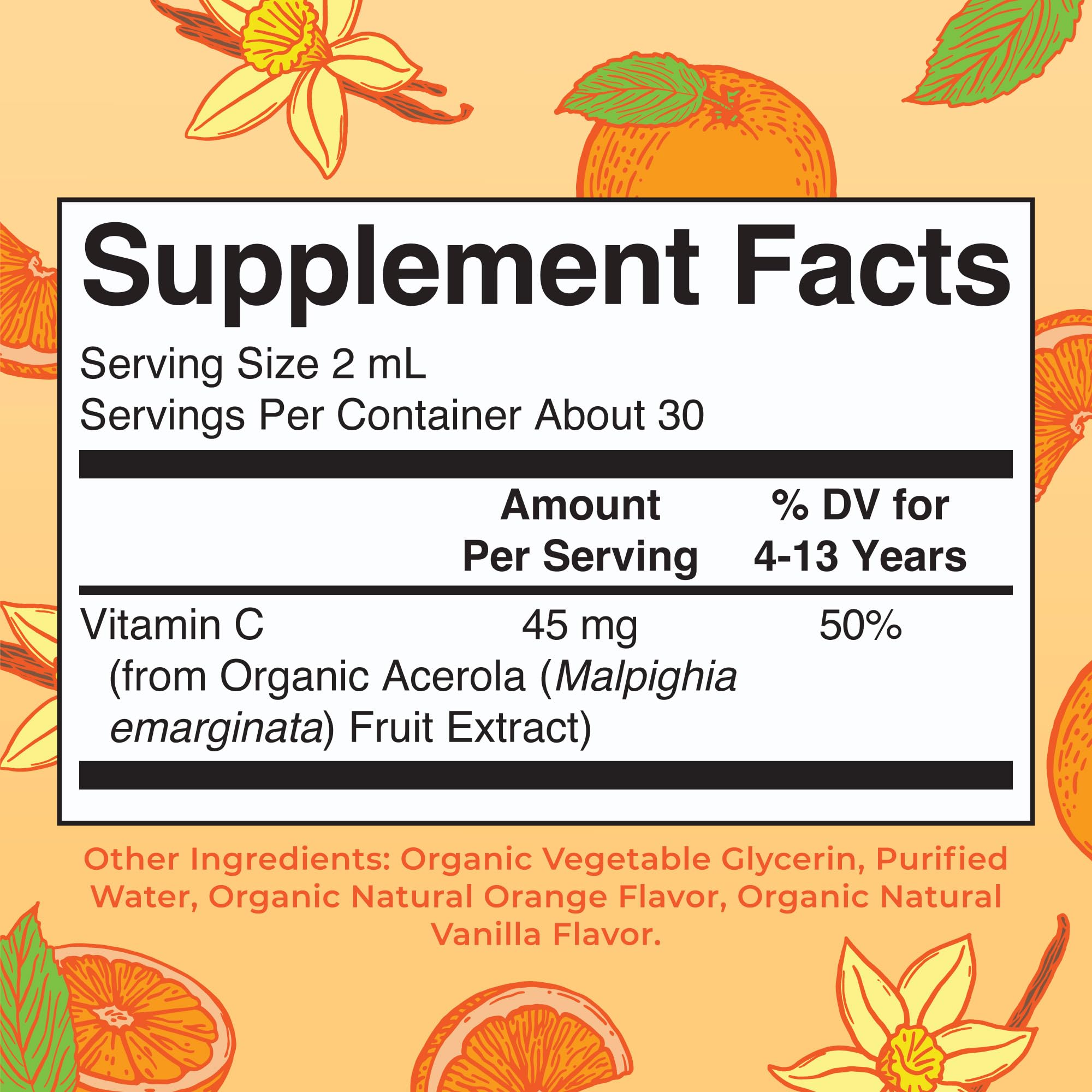 MaryRuth Organics USDA Kids Vitamin C Drops | Vegan Immune Support Supplement for Ages 4-13 | Immune Support & Overall Health | Vitamin C from Organic Acerola Fruit Extract | 2oz MARYRUTH'SUS supplements