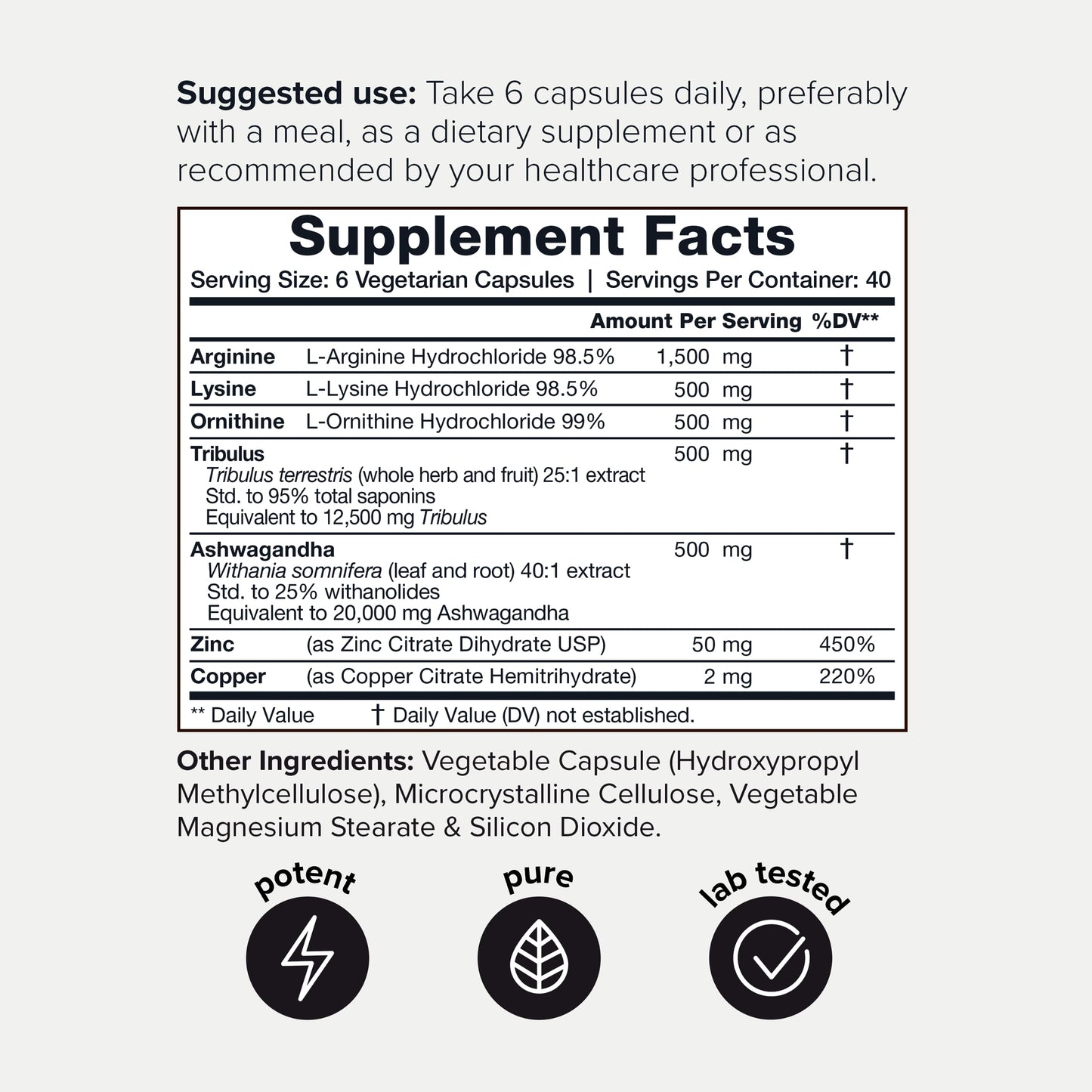 HGH Supplements for Men & Women (240 Count) 3,550mg+ Support Muscle Growth ToniiqUS supplements