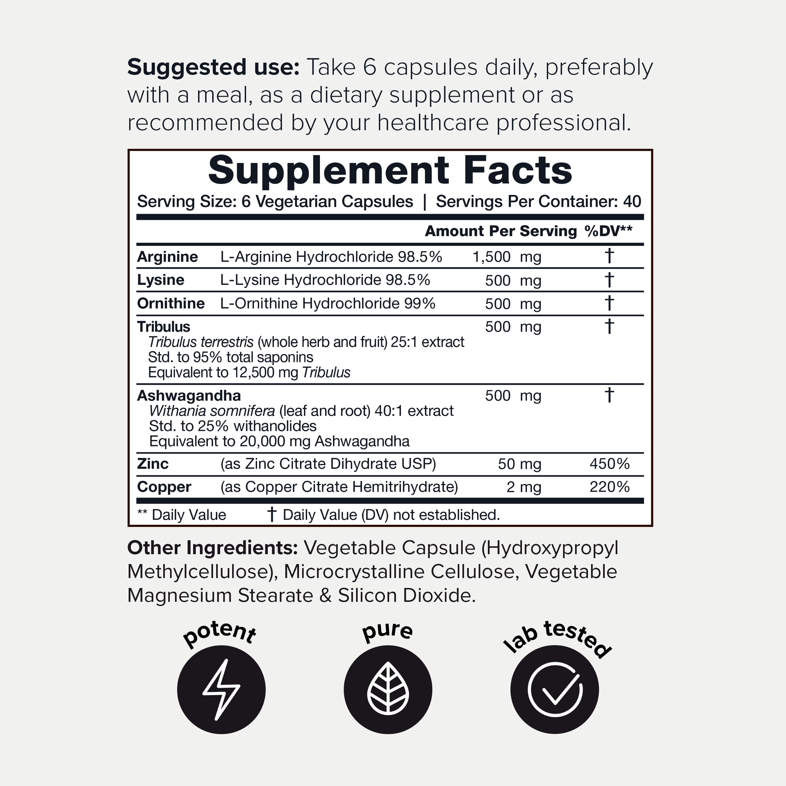 HGH Supplements for Men & Women (240 Count) 3,550mg+ Support Muscle Growth ToniiqUS supplements