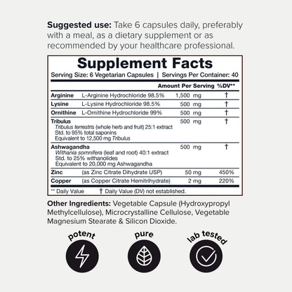 HGH Supplements for Men & Women (240 Count) 3,550mg+ Support Muscle Growth ToniiqUS supplements
