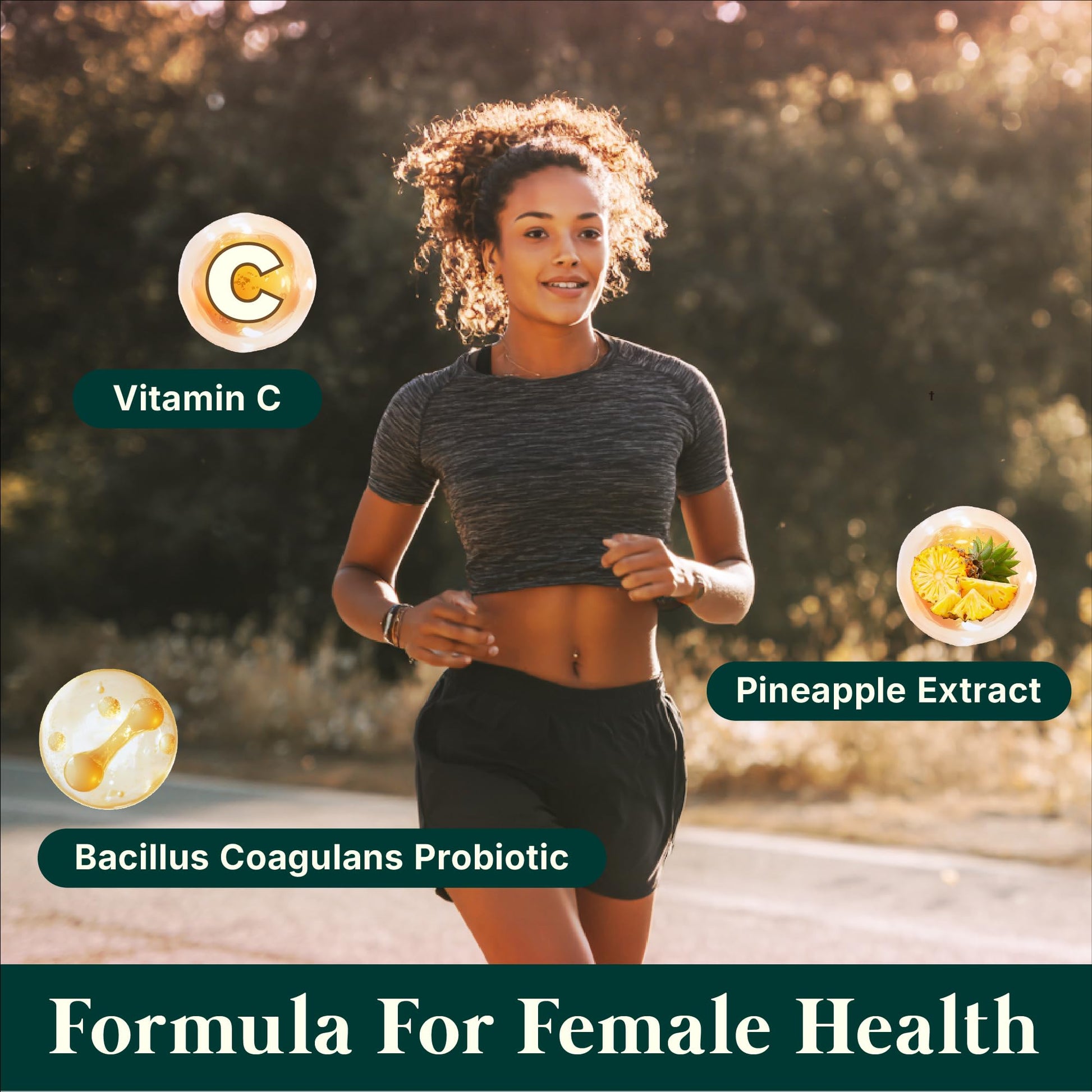 Zontixyrl Premium Feminine Balance Gummies Women - Pineapple Gummies for Women pH Probiotic and Immune Support Vegan Gluten Free 60 Gummies 30 Servings ZontixyrlAu supplements