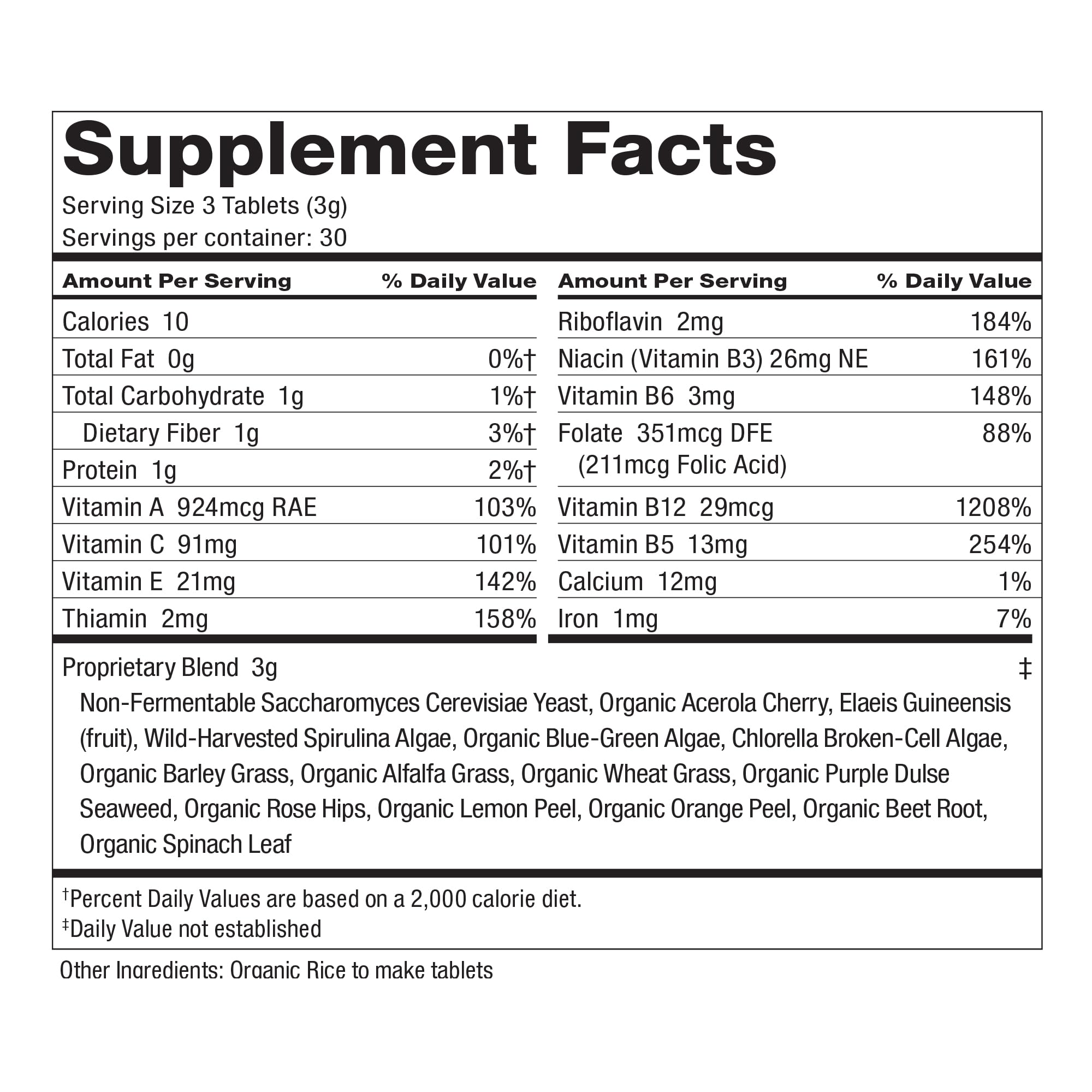 Dr. Schulze's Superfood 100 | Vitamin & Mineral Herbal Concentrate | Dietary Supplement Dr. Schulze'sUS supplements