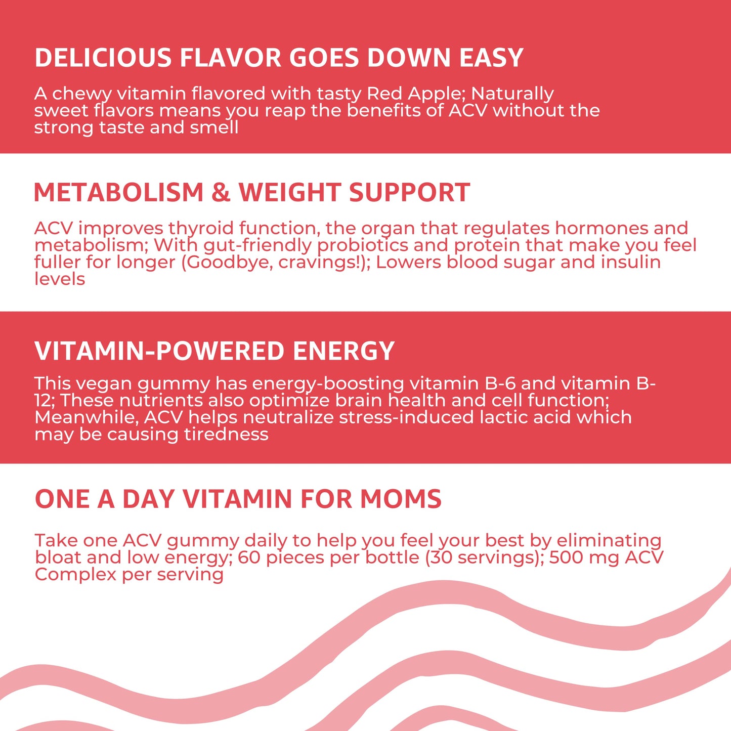 Baby Blues Apple Cider Vinegar Gummies - Vegan, Non-GMO & Gluten-Free, Postpartum Dietary Supplement Baby BluesUS supplements