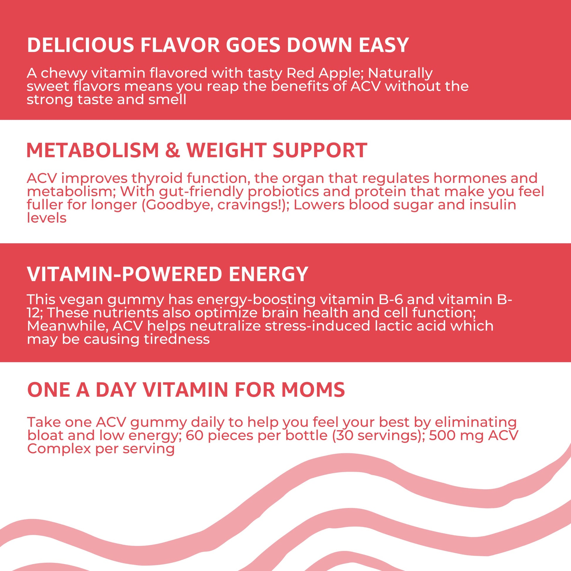 Baby Blues Apple Cider Vinegar Gummies - Vegan, Non-GMO & Gluten-Free, Postpartum Dietary Supplement Baby BluesAu supplements