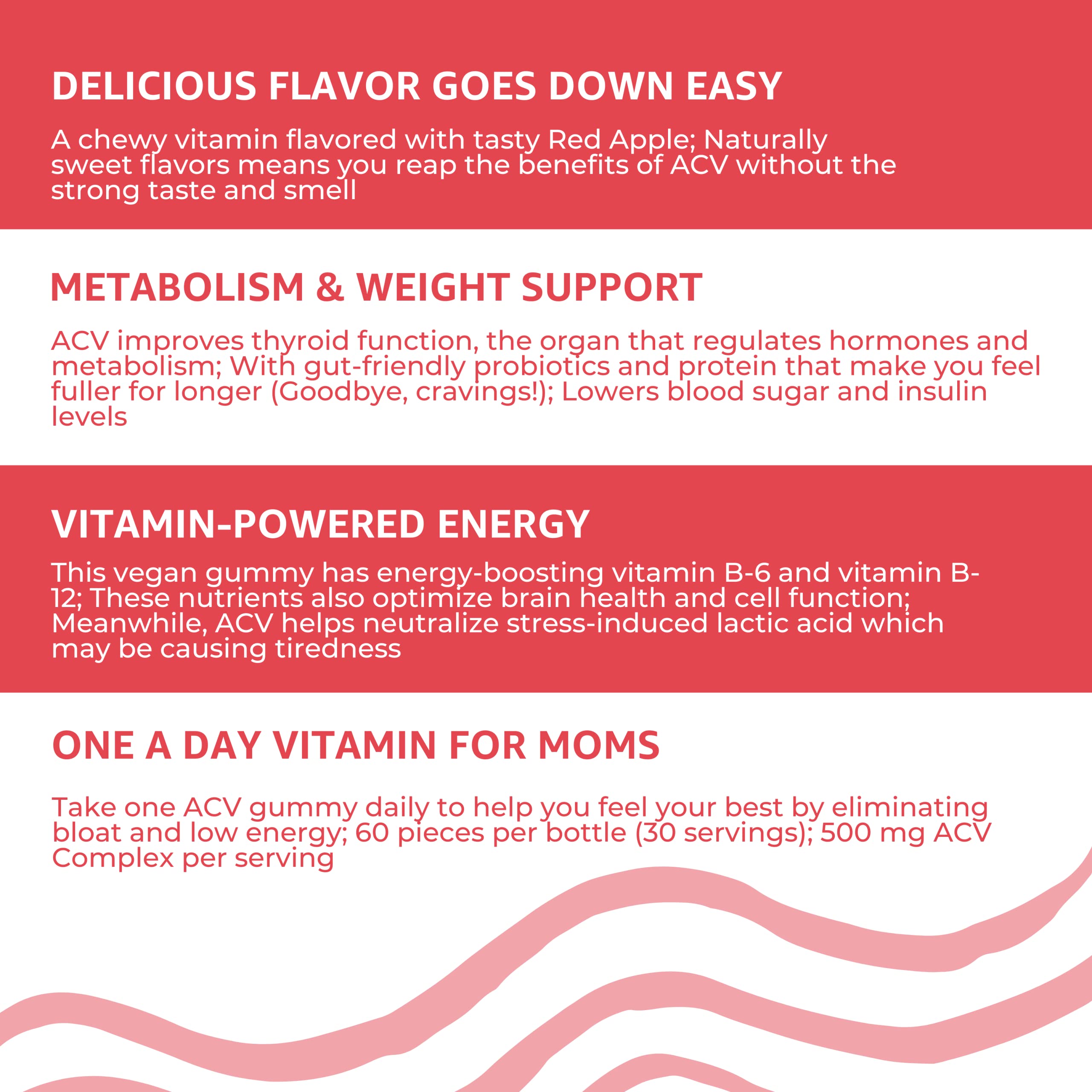Baby Blues Apple Cider Vinegar Gummies - Vegan, Non-GMO & Gluten-Free, Postpartum Dietary Supplement Baby BluesAu supplements