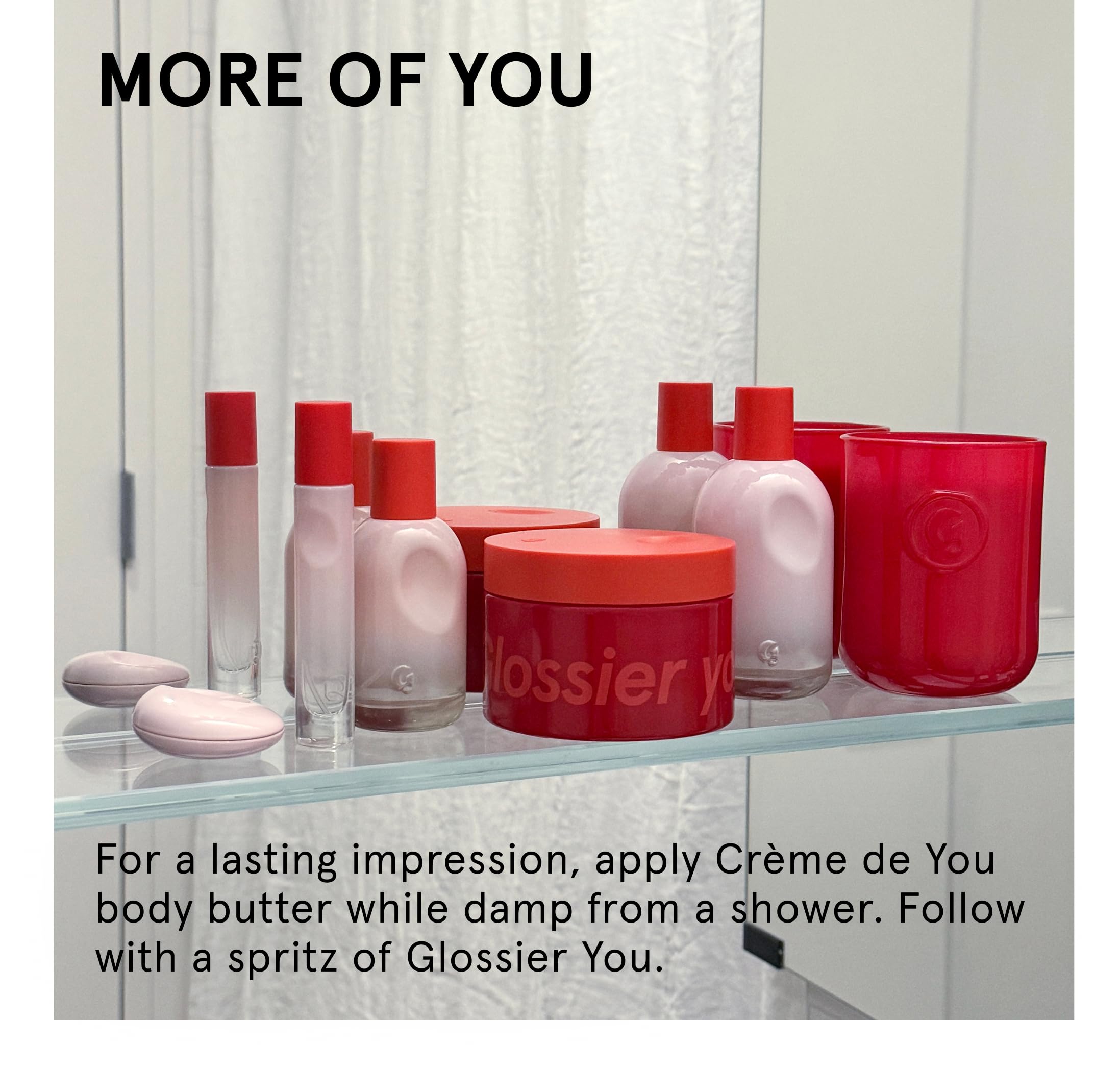 Glossier You Eau de Parfum - Unisex Fragrance for Men & Women, Skin-Scent Enhancer Smells Different on Everyone - Musky, Warm & Spicy Perfume with Pink Pepper, Iris & Ambrox Base Notes, 50ml GlossierAu supplements