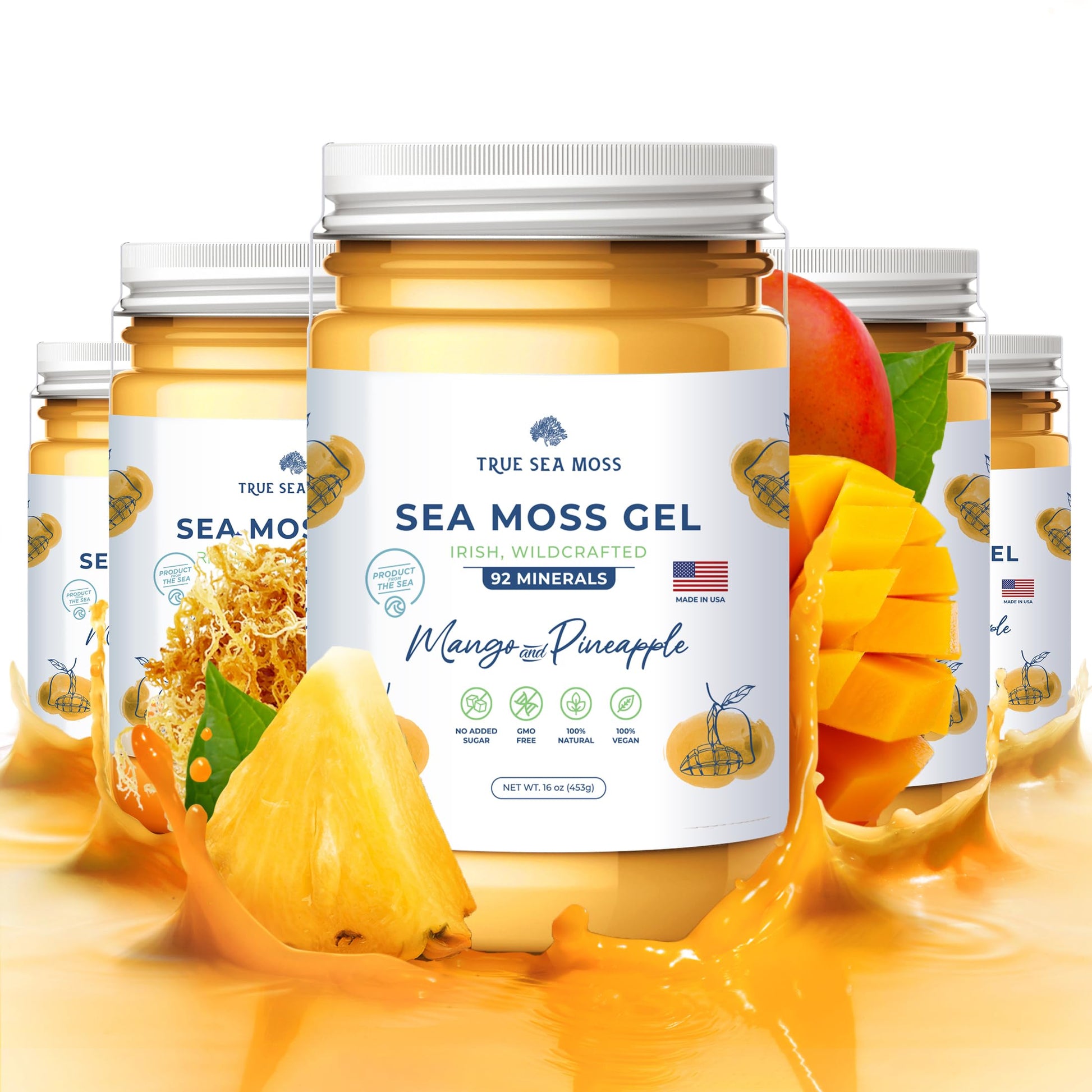 TrueSeaMoss Wildcrafted Irish Sea Moss Gel – Nutritious Organic Raw Seamoss Rich TrueSeaMossUS supplements