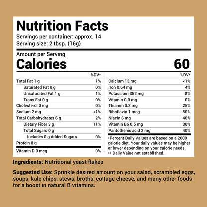 Dr. Berg Premium Nutritional Yeast Flakes - Delicious Non-Fortified Nutritional Yeast Dr. Berg NutritionalsUS supplements